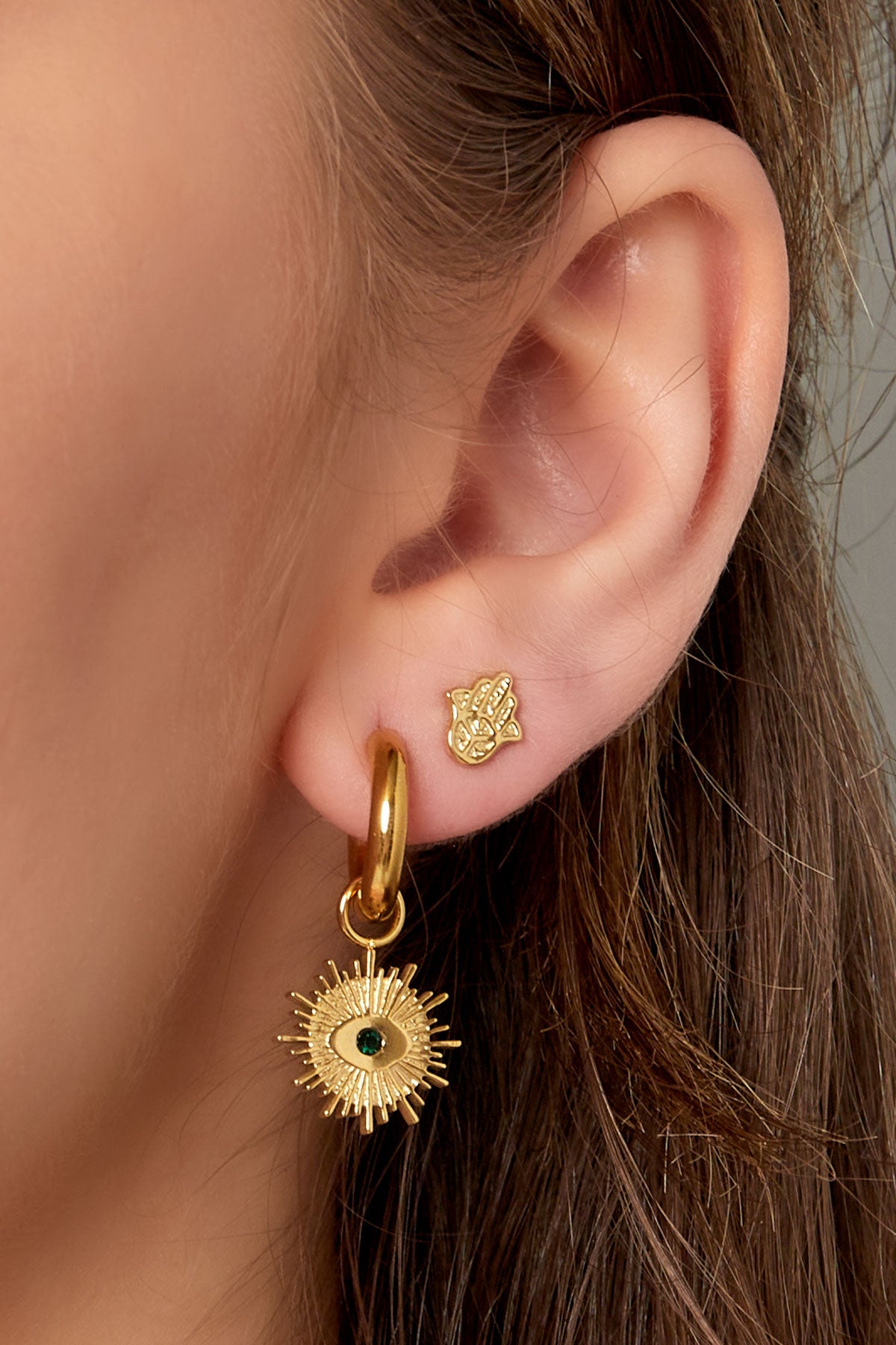 Ear buttons Moon