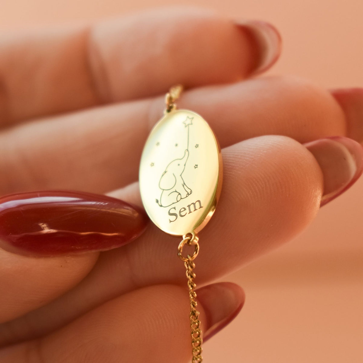 Armband geboortekaartje