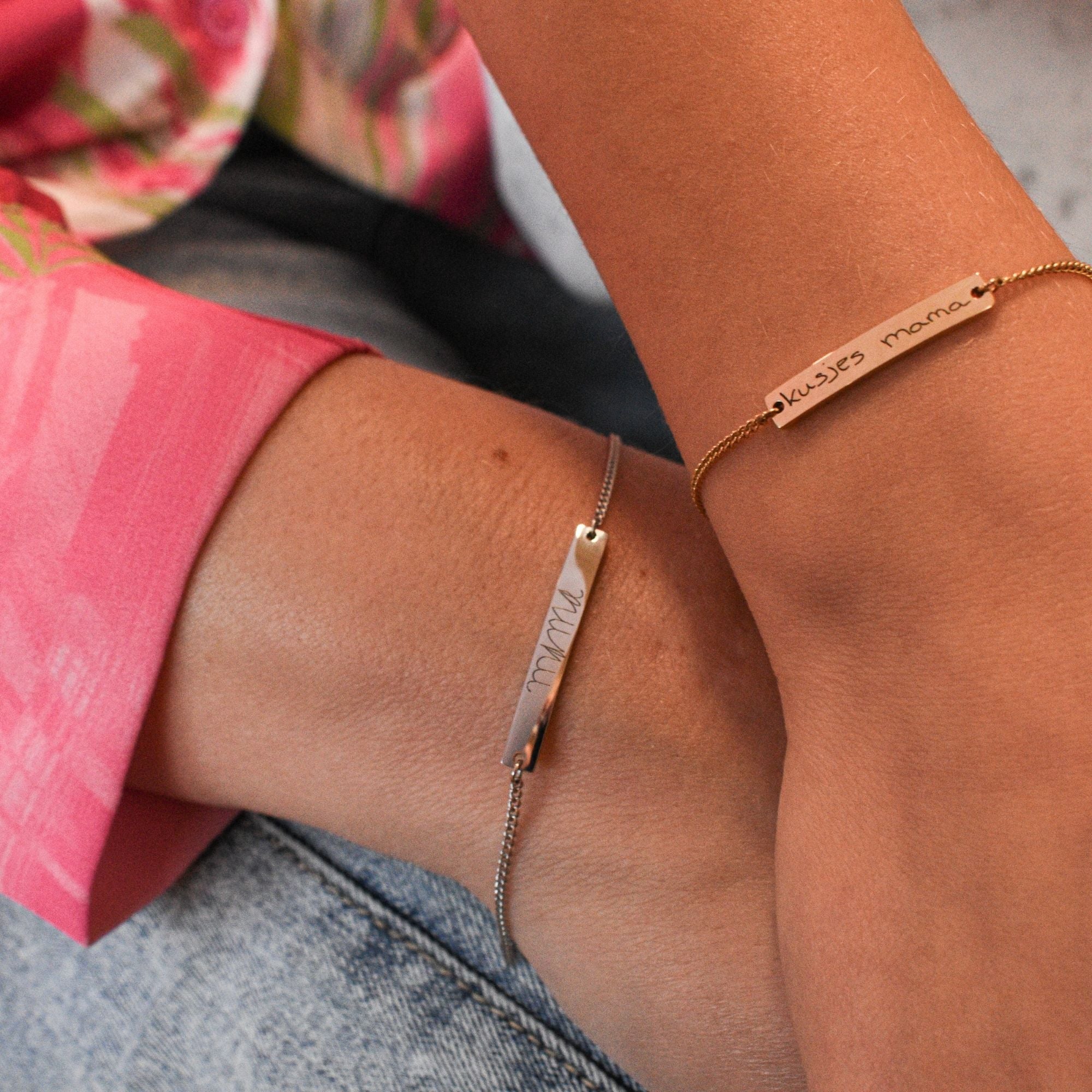 Kinderarmband naam bar