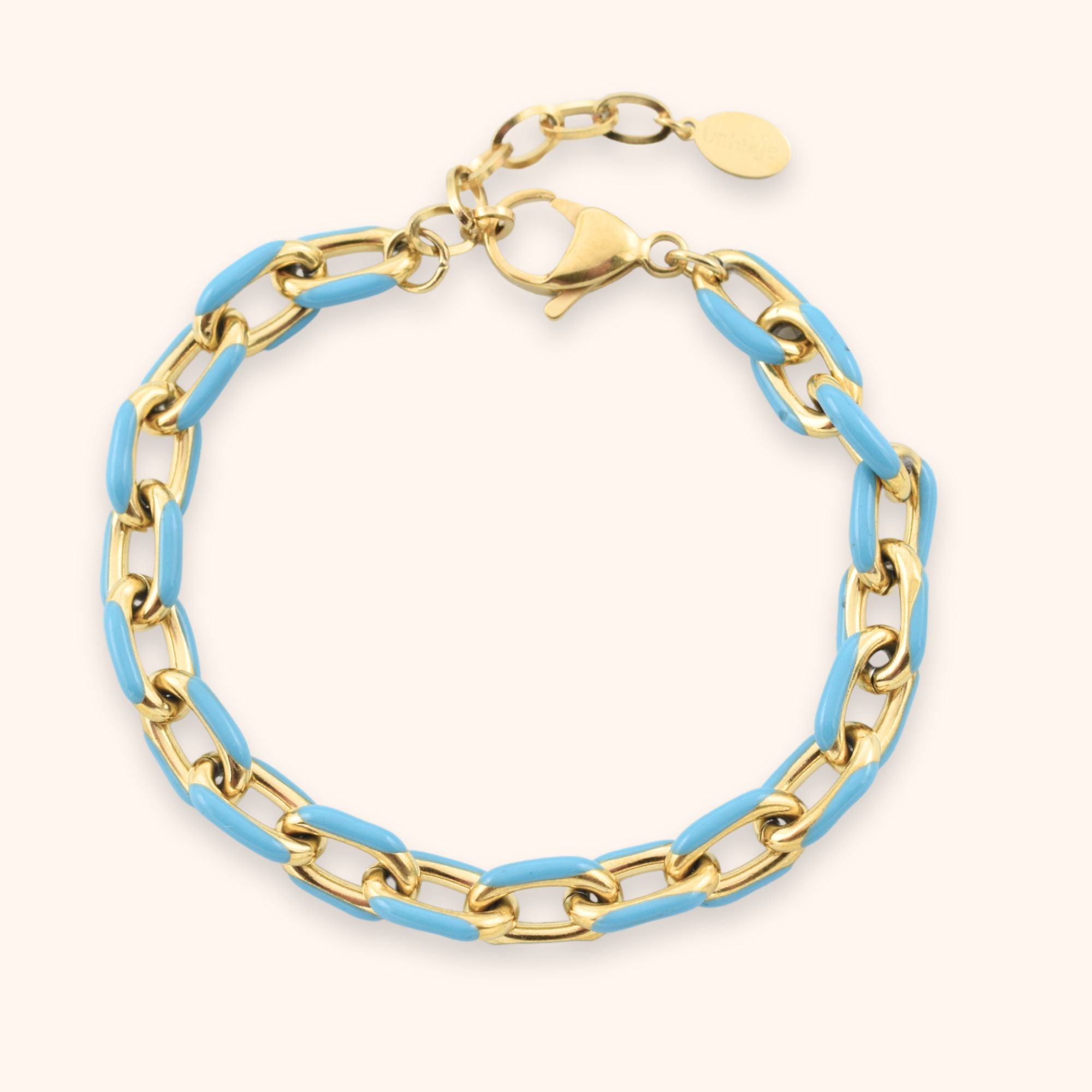 Schakelarmband blauw