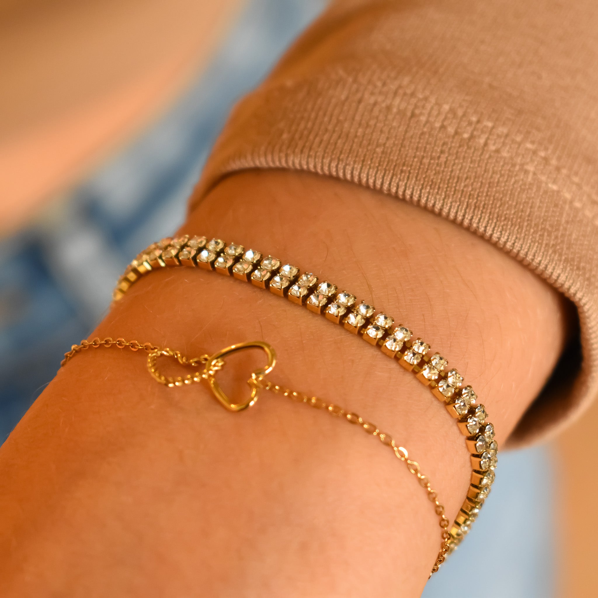 Stainless steel armbanden