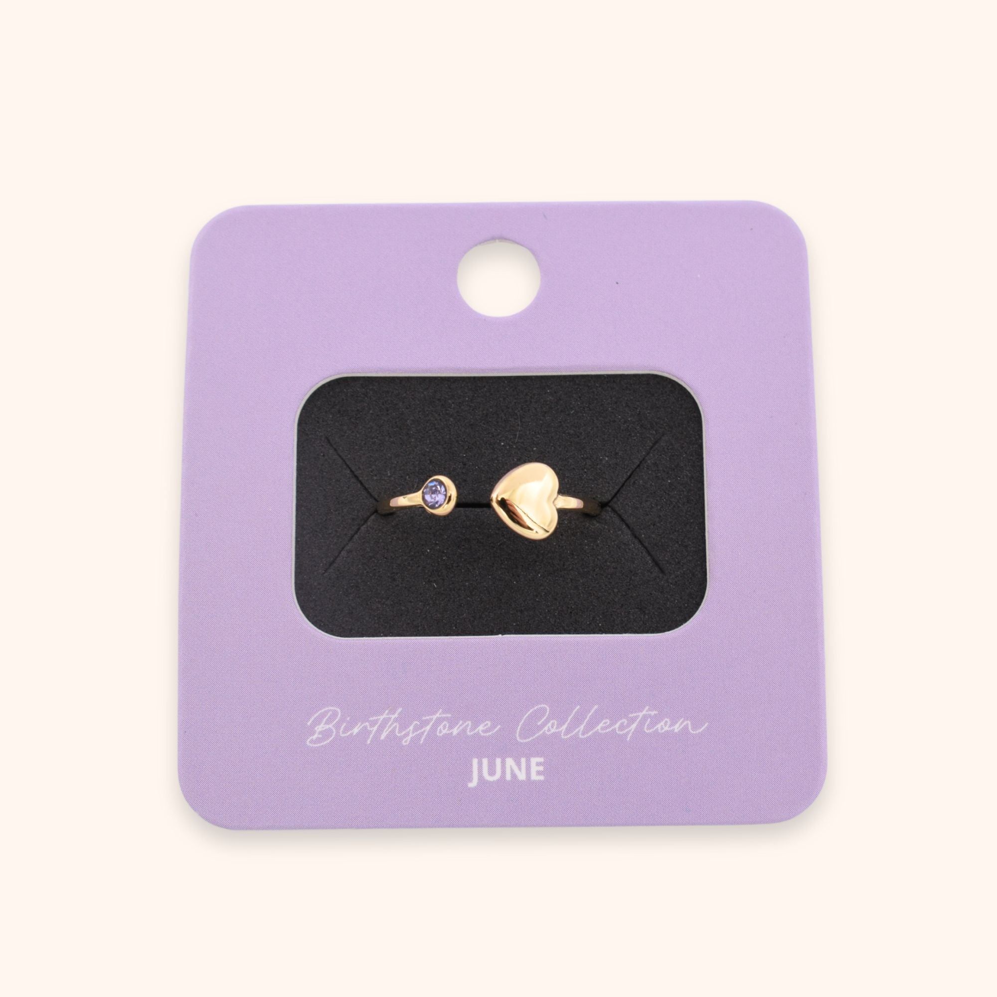 Ring geboortesteen juni