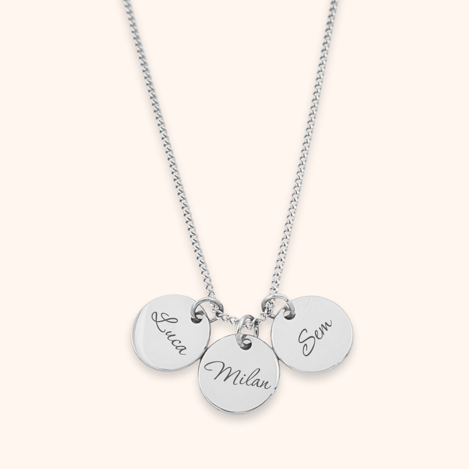 Munt ketting 3 namen