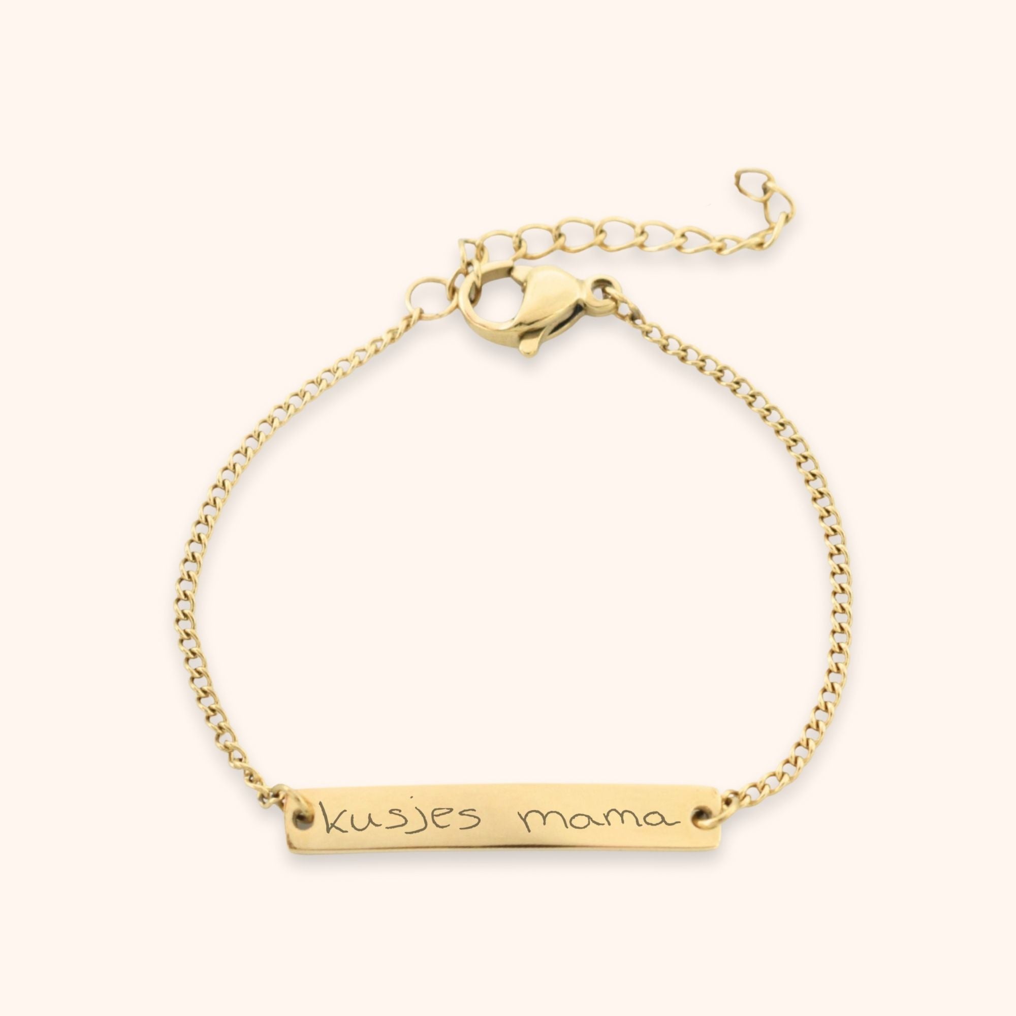 Kinderarmbandje eigen handschrift bar