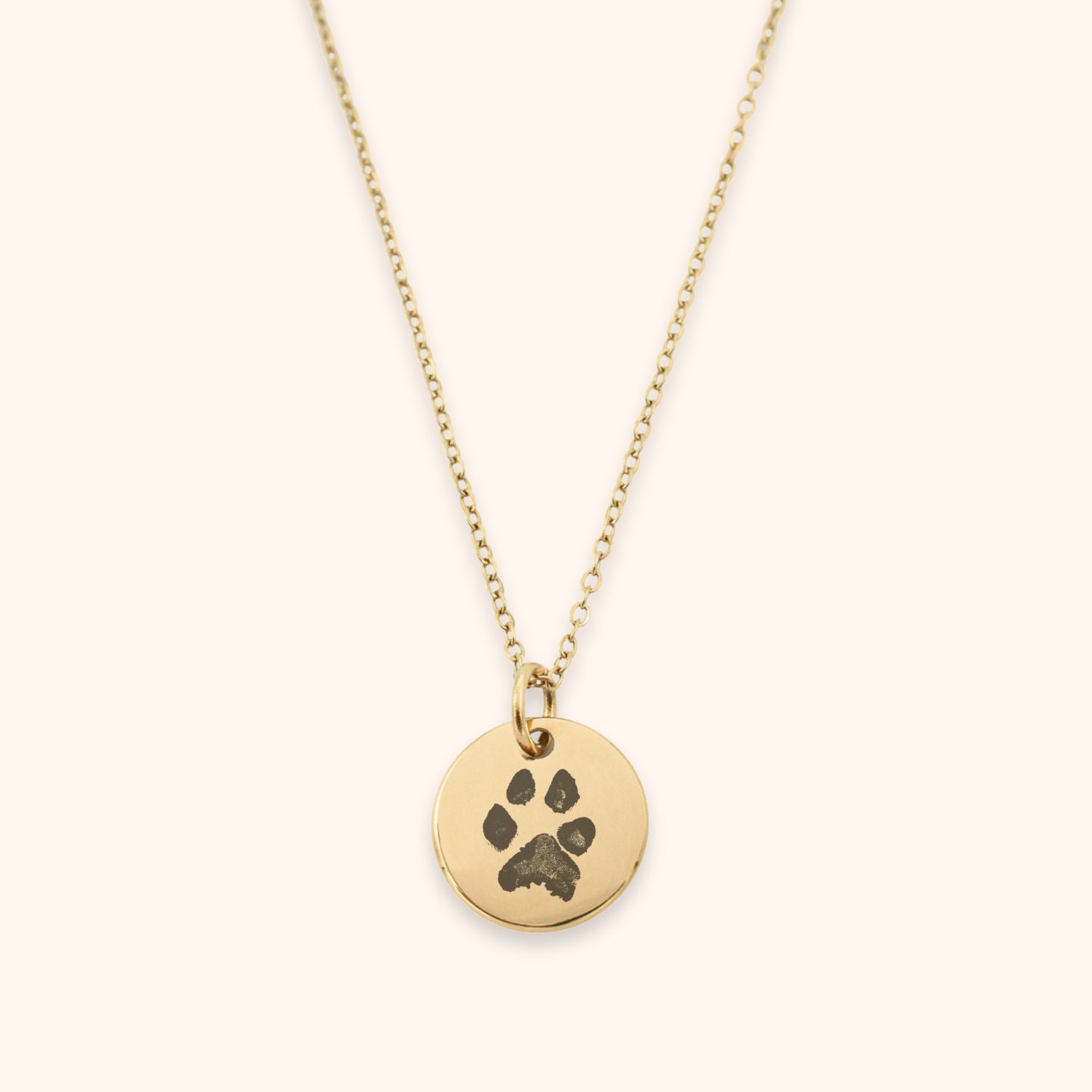 Pootafdruk ketting kleine hanger