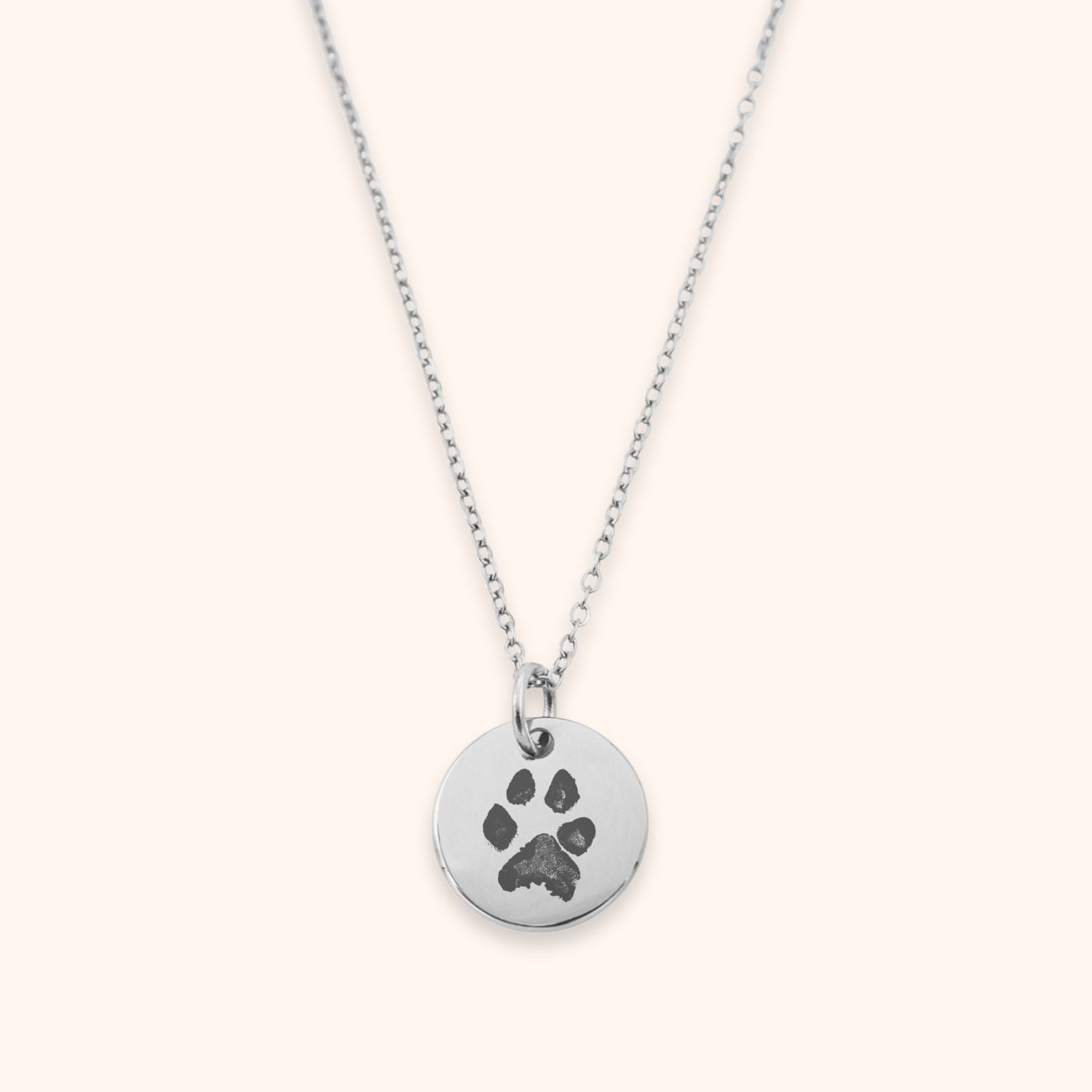 Pootafdruk ketting kleine hanger