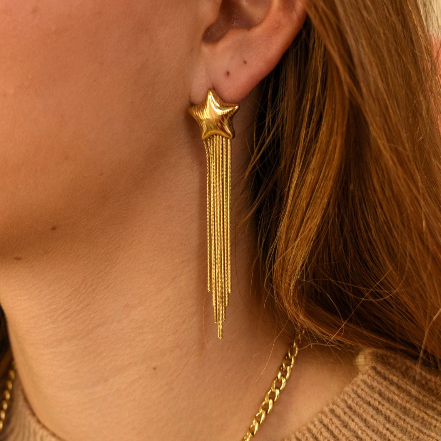 Party oorbellen ster