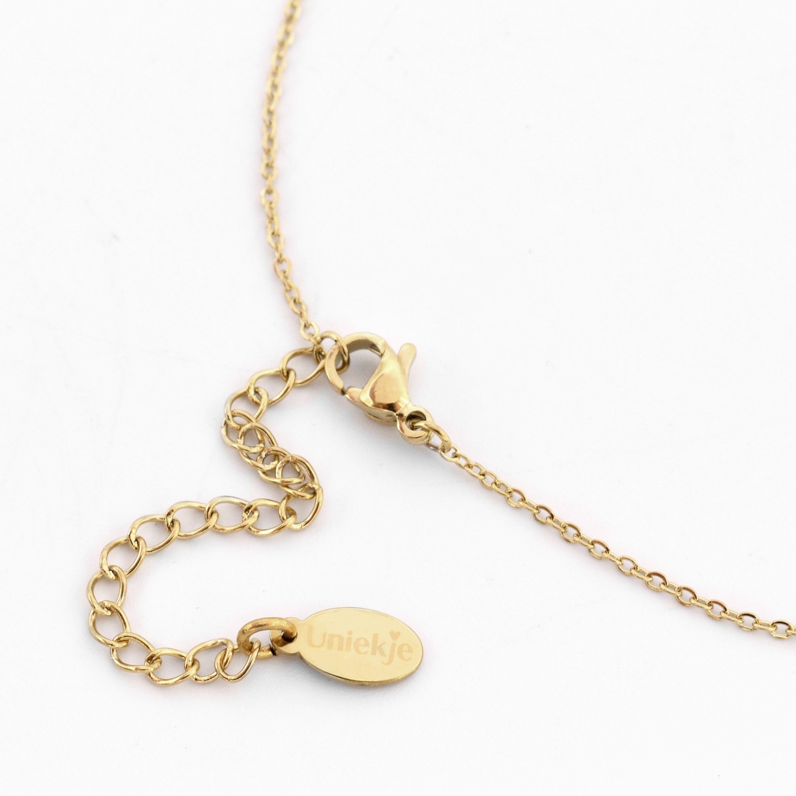 Vingerafdruk ketting rond