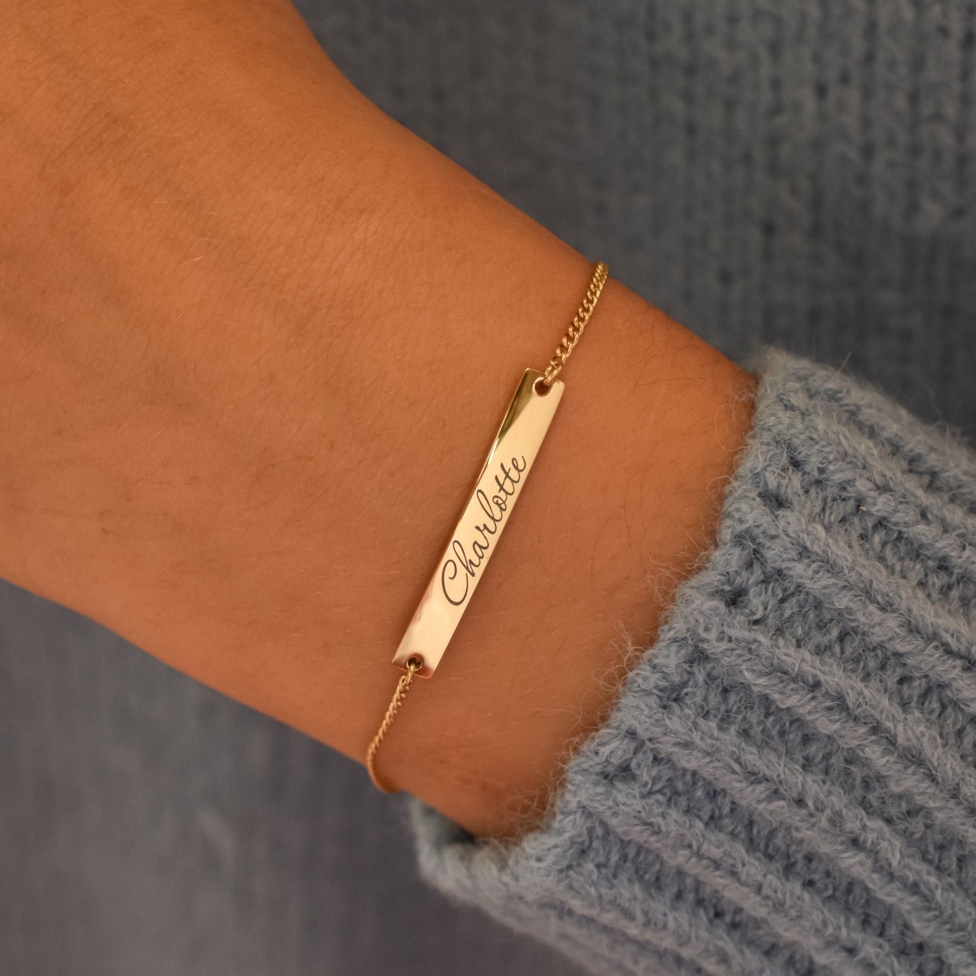 Naam armband bar