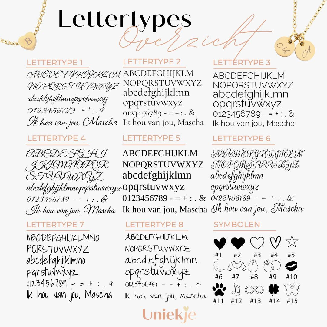 Vingerafdruk ketting rond