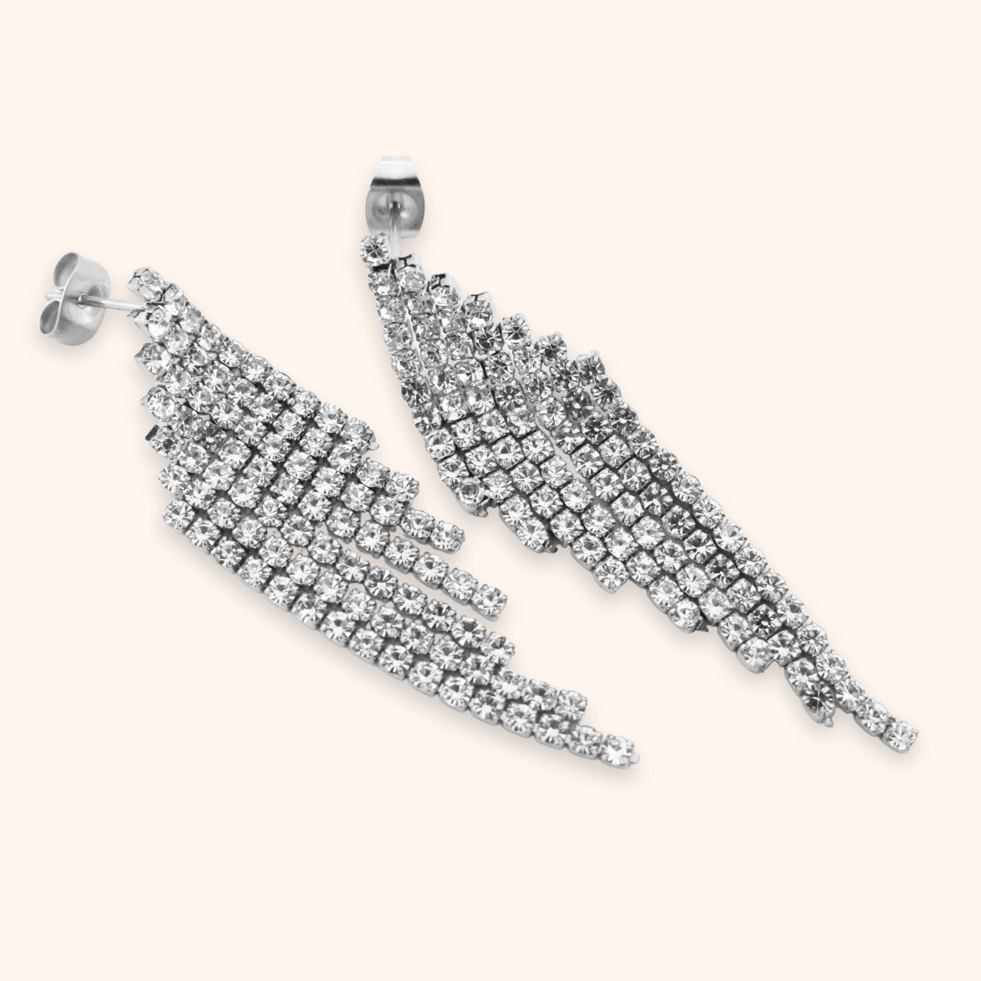 Party oorbellen strass