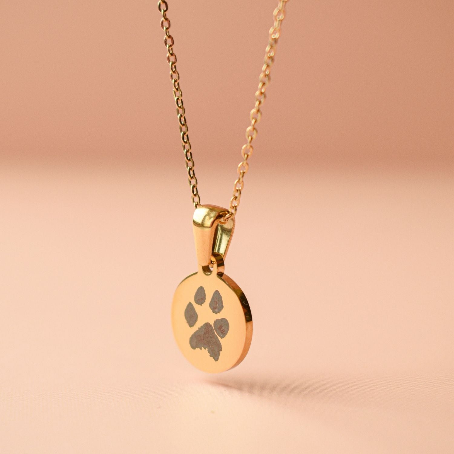 Ketting pootafdruk hanger