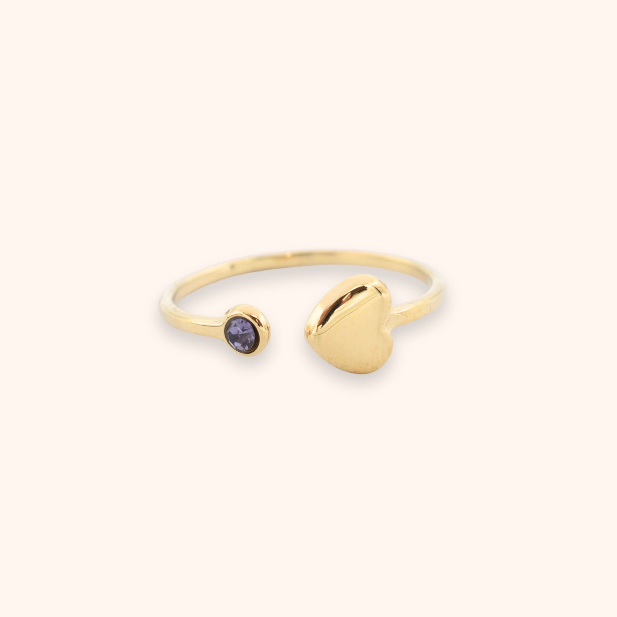 Ring geboortesteen februari