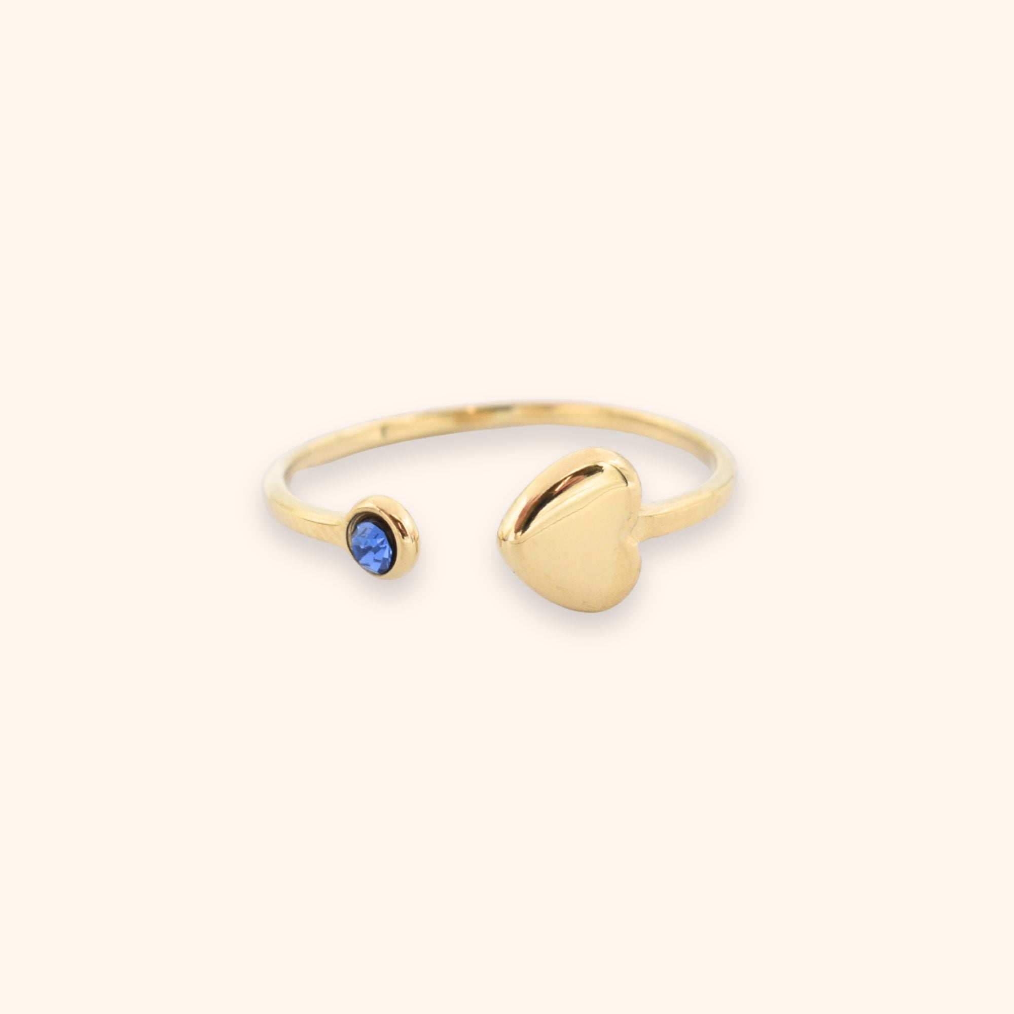 Ring geboortesteen maart