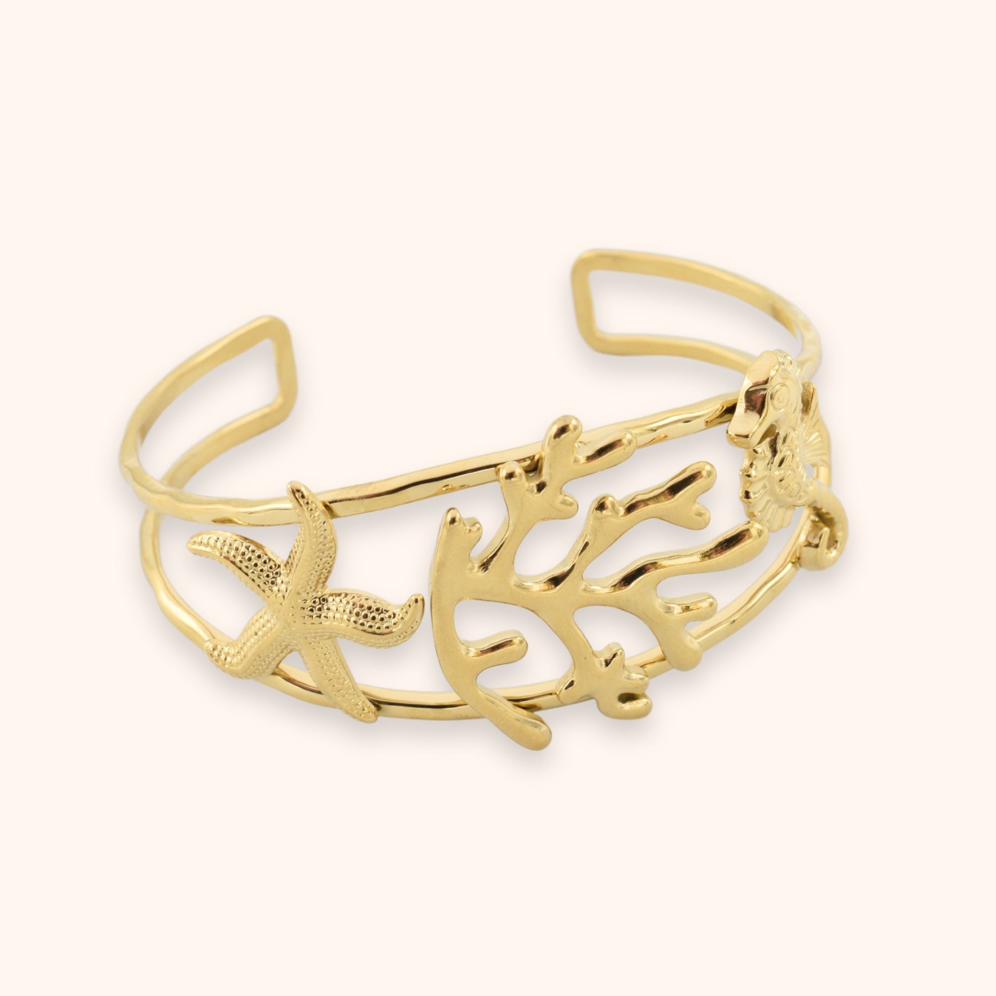 Bangle armband koraal