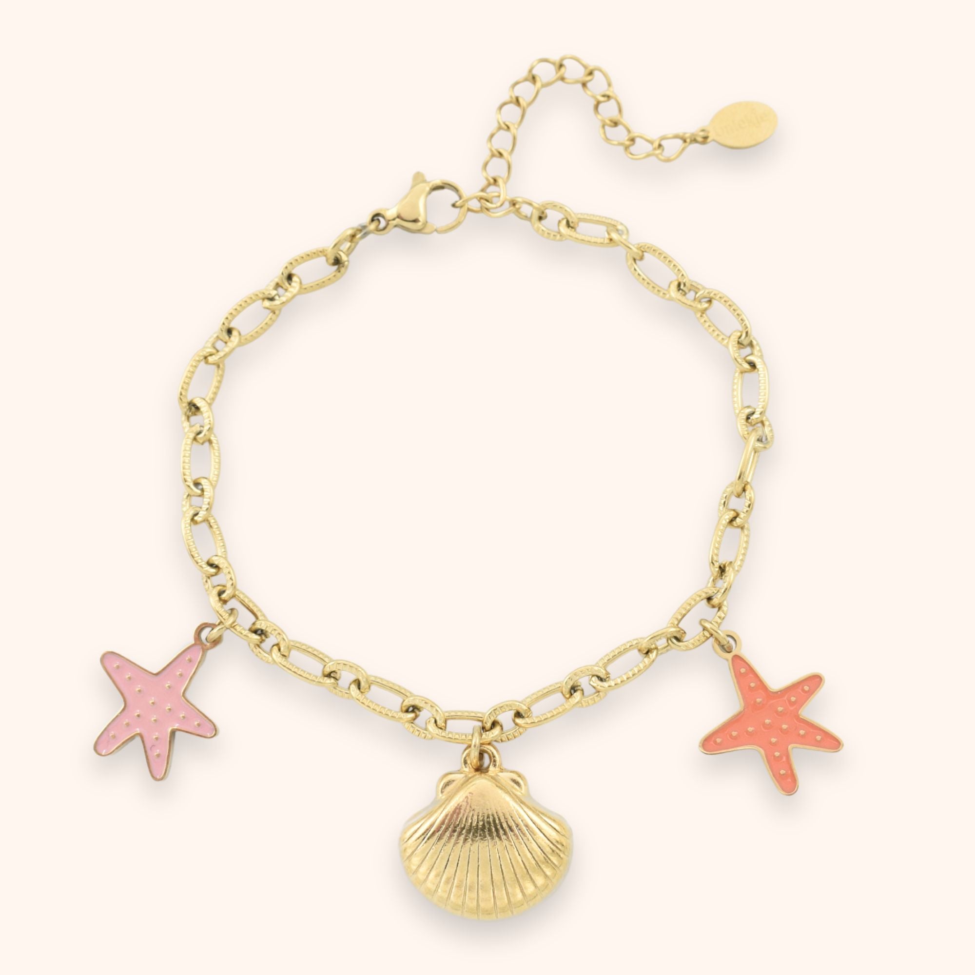 Zomerse bedel armband zeester