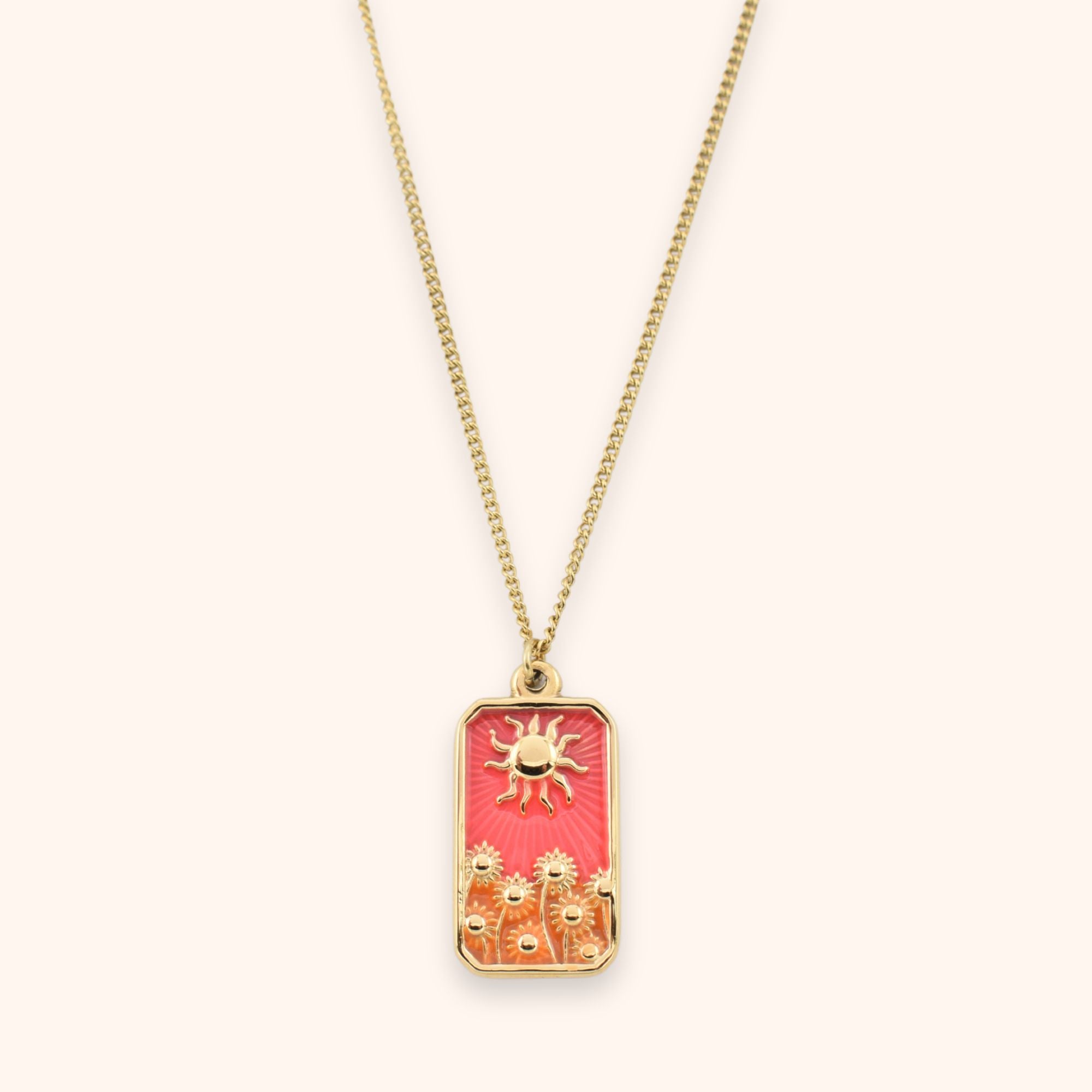 Ketting zon & zonnebloemen