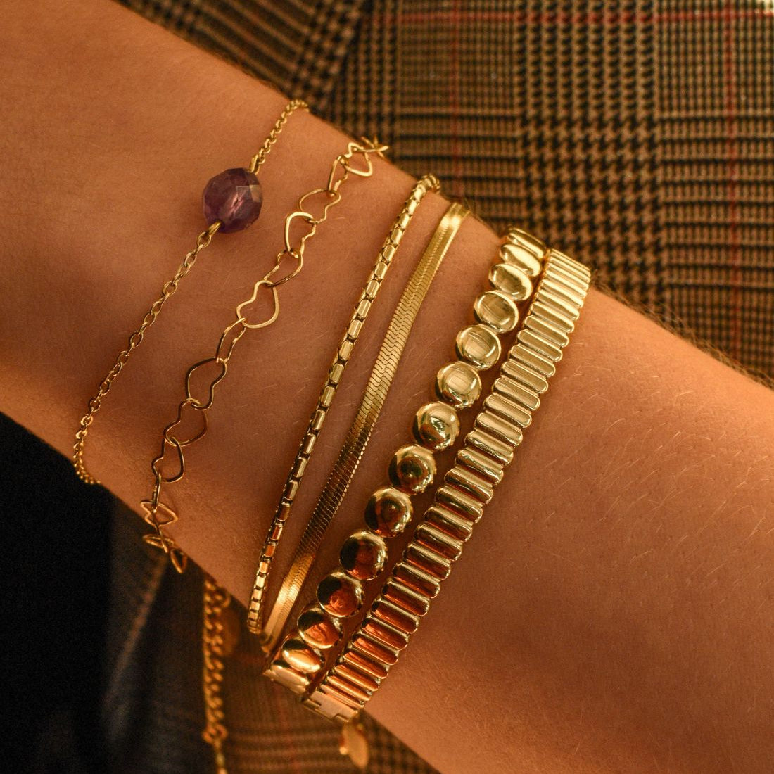 armband goud rvs