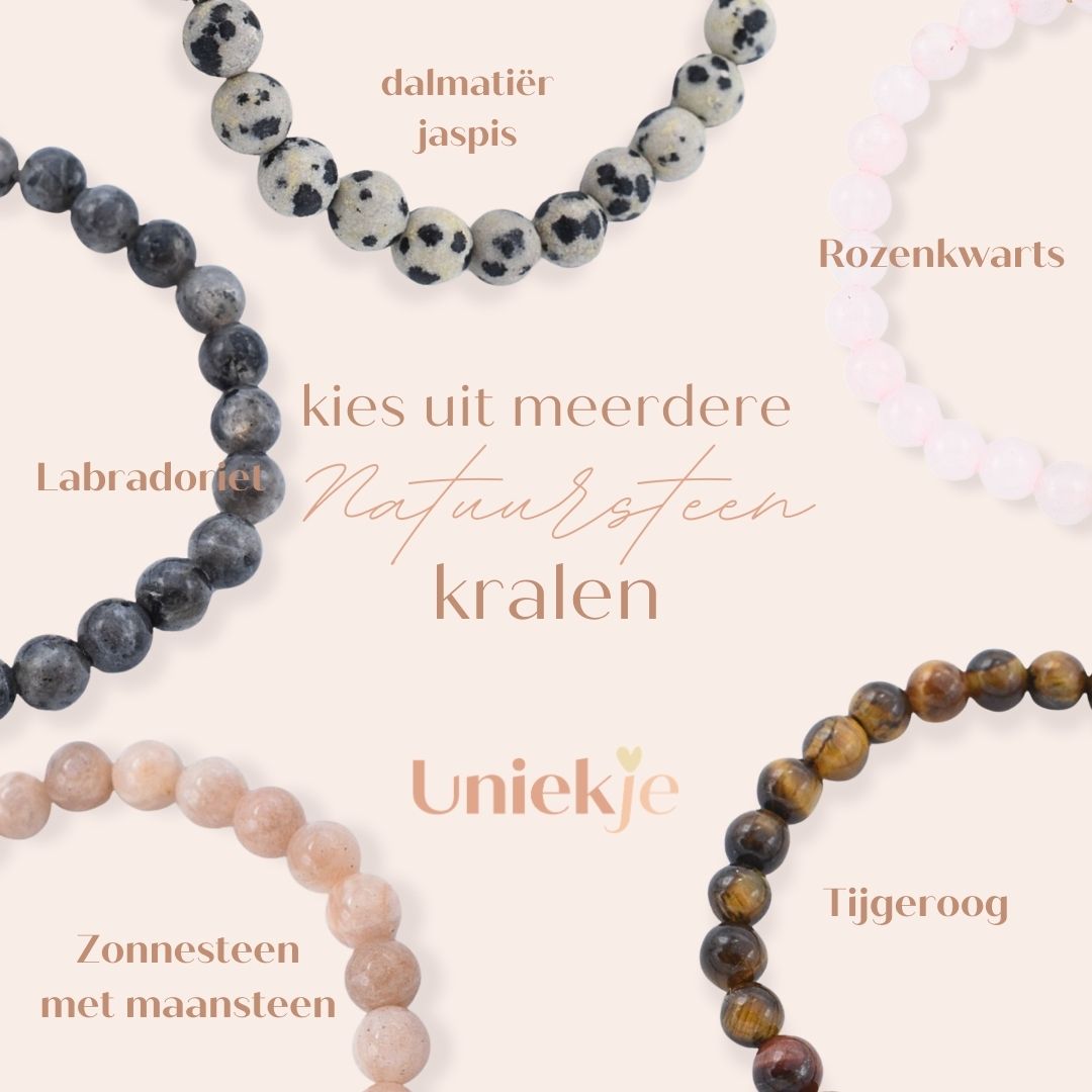 Kralenarmband dames vingerafdruk