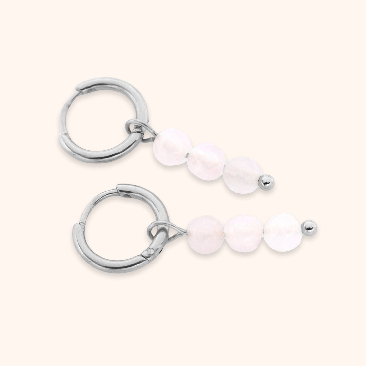 Staafje-rozenkwarts-kralen-hanger-hoops-zilver