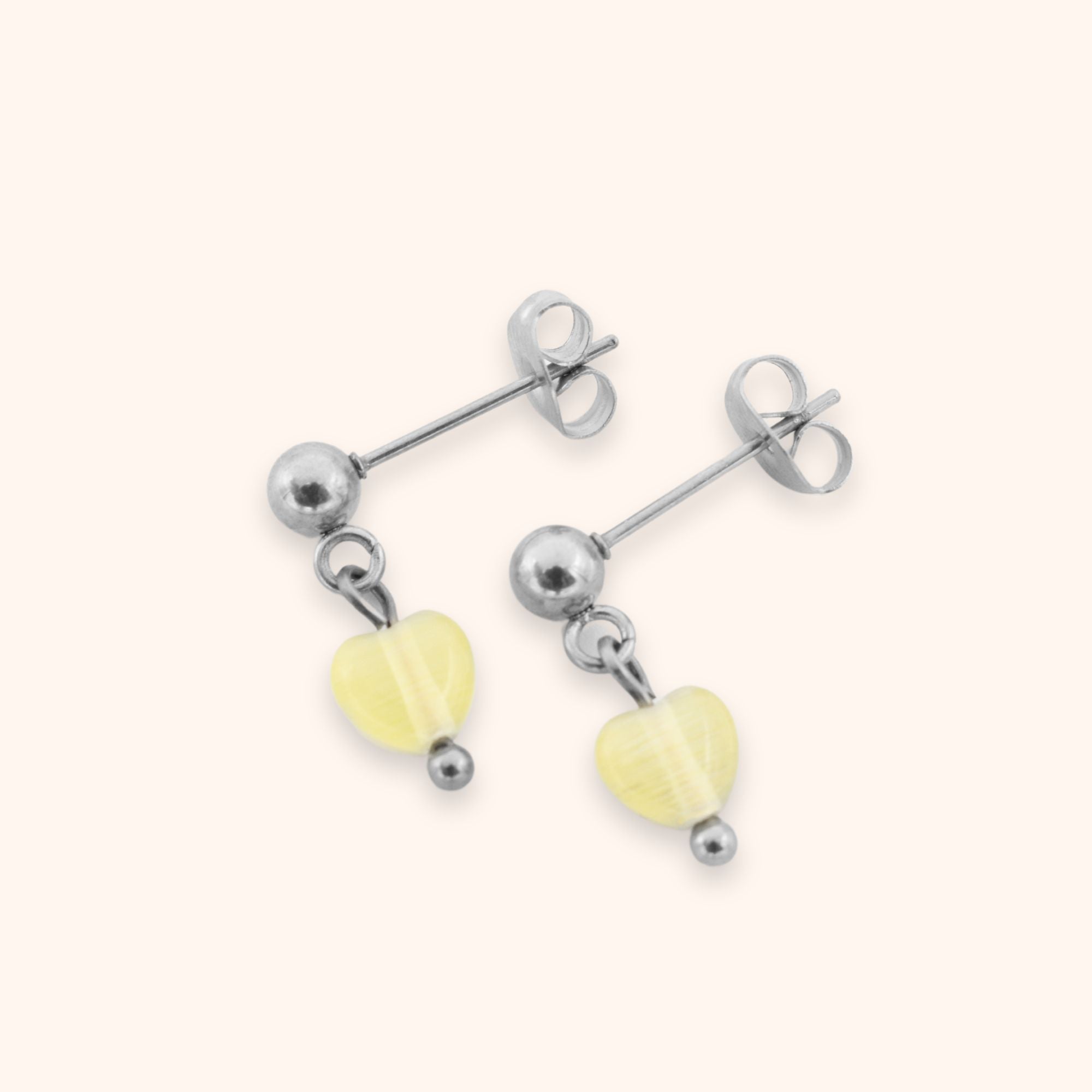Studs hartje geel
