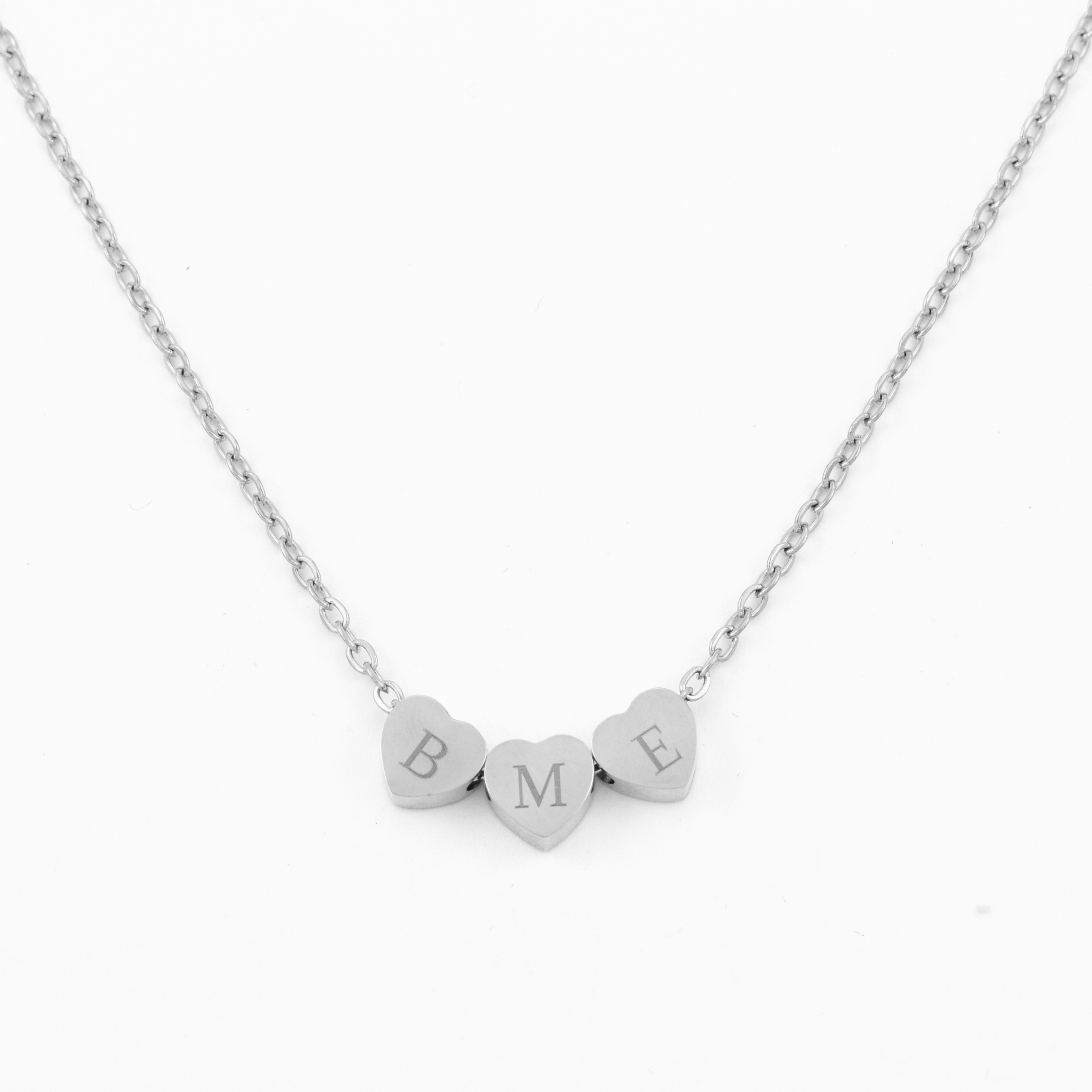 Heart Necklace | 3 initials