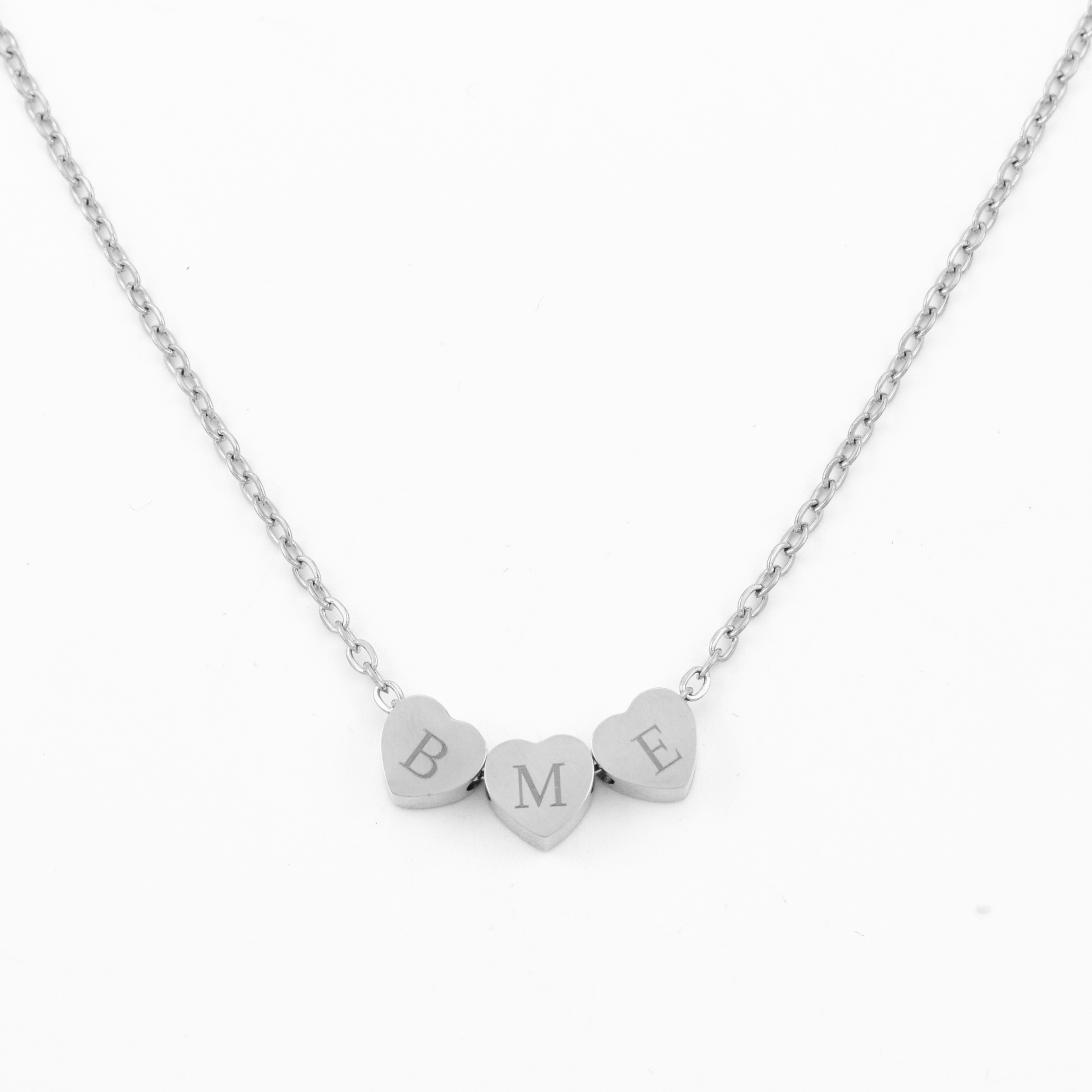 Hart ketting | 3 initialen