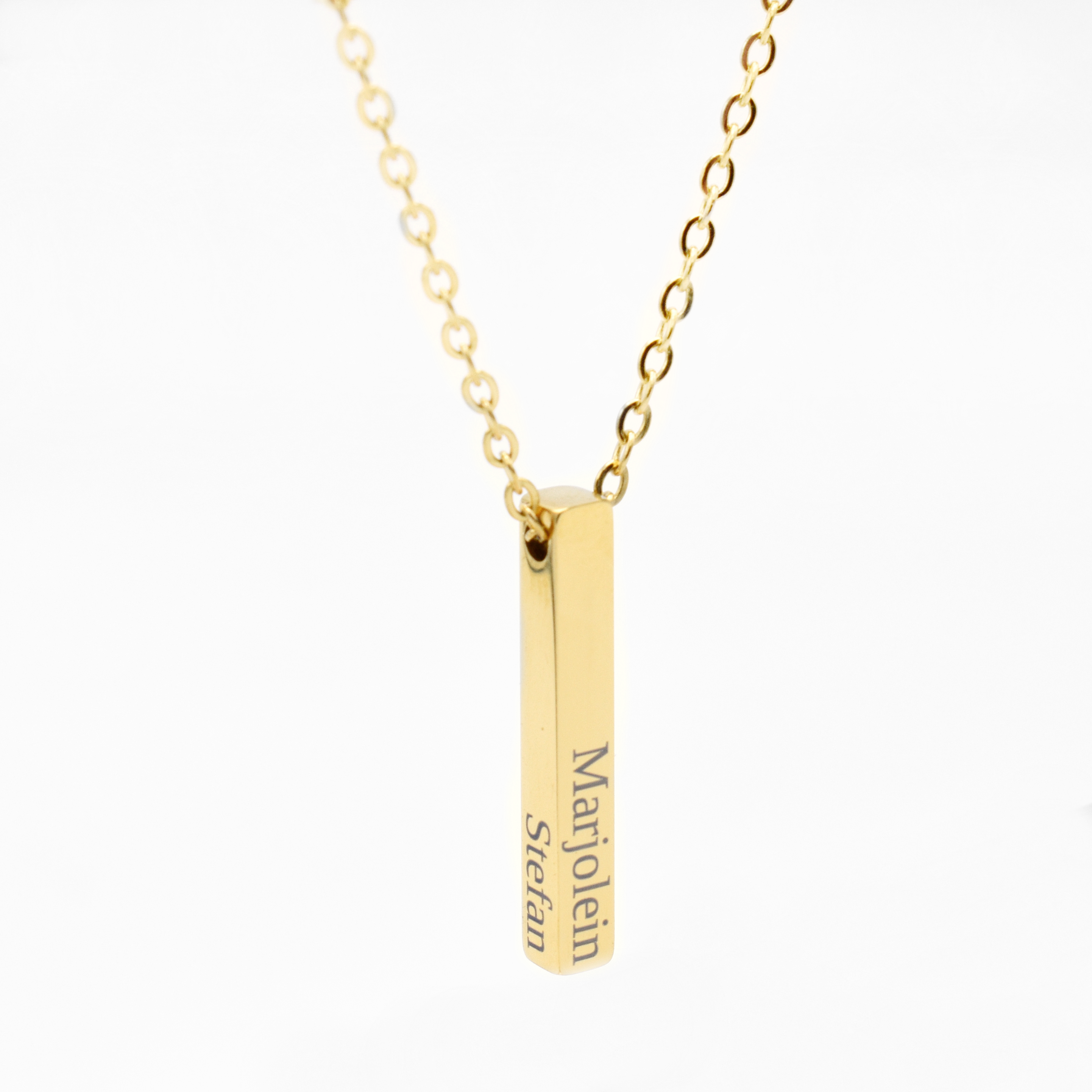 Name Ketting 3D rod men