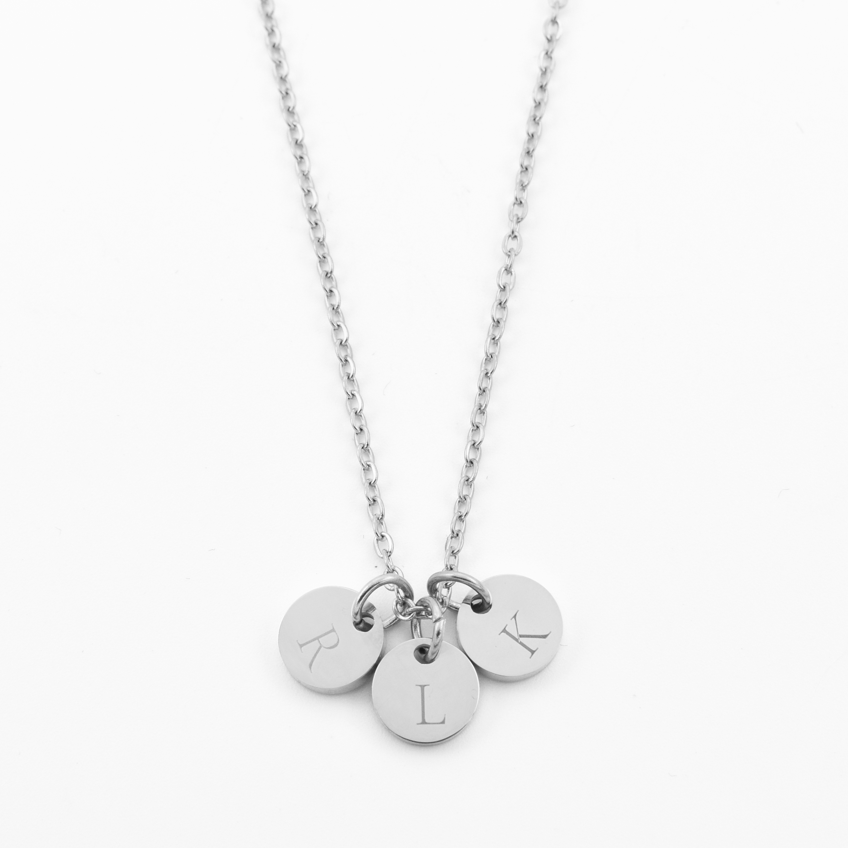 Initialen ketting munt | 3 munten