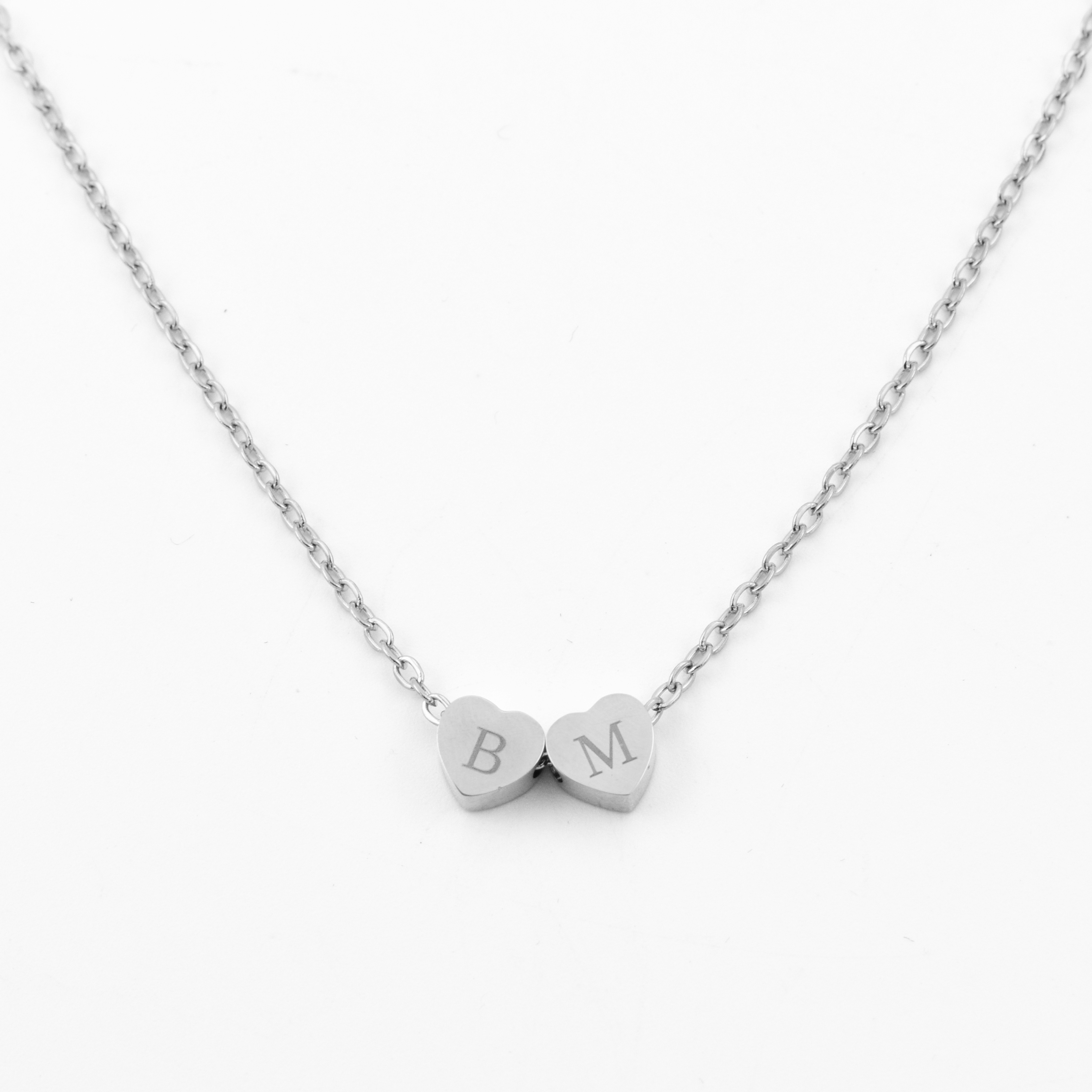 Hart ketting | 2 initialen