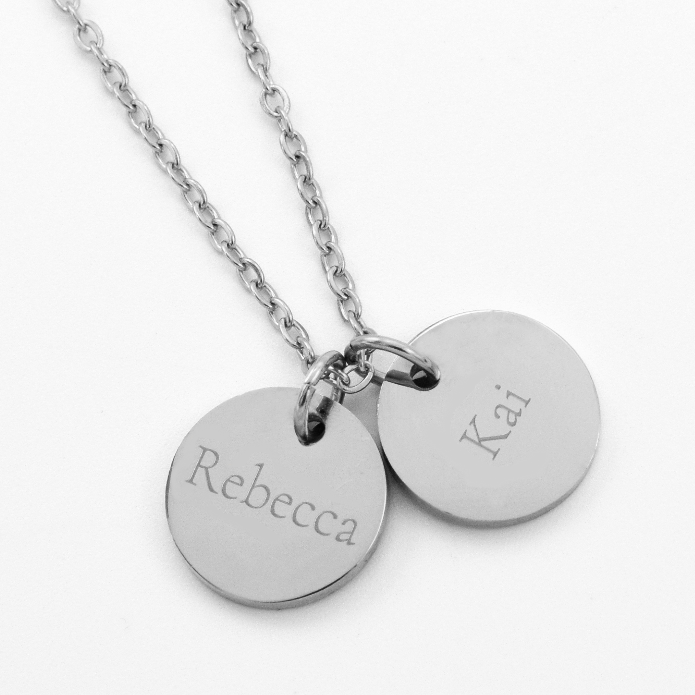 Naam ketting munt | 2 munten