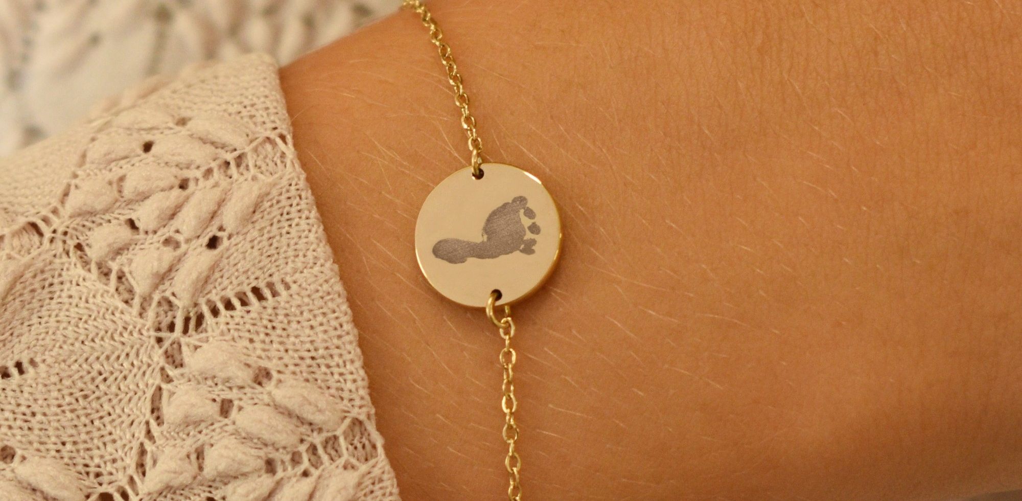Handafdruk en voetafdruk sieraden