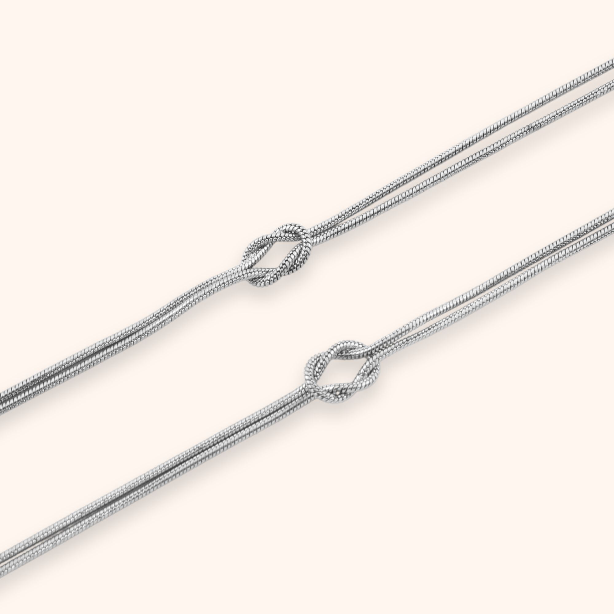 Armbanden set verbonden knoop