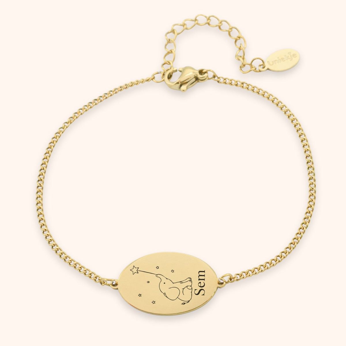 Armband geboortekaartje