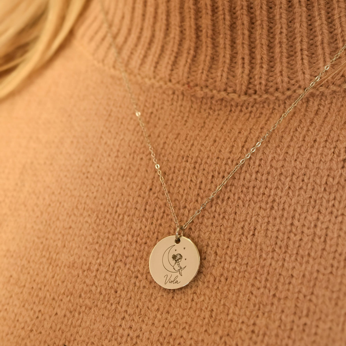 Ketting geboortekaartje & naam