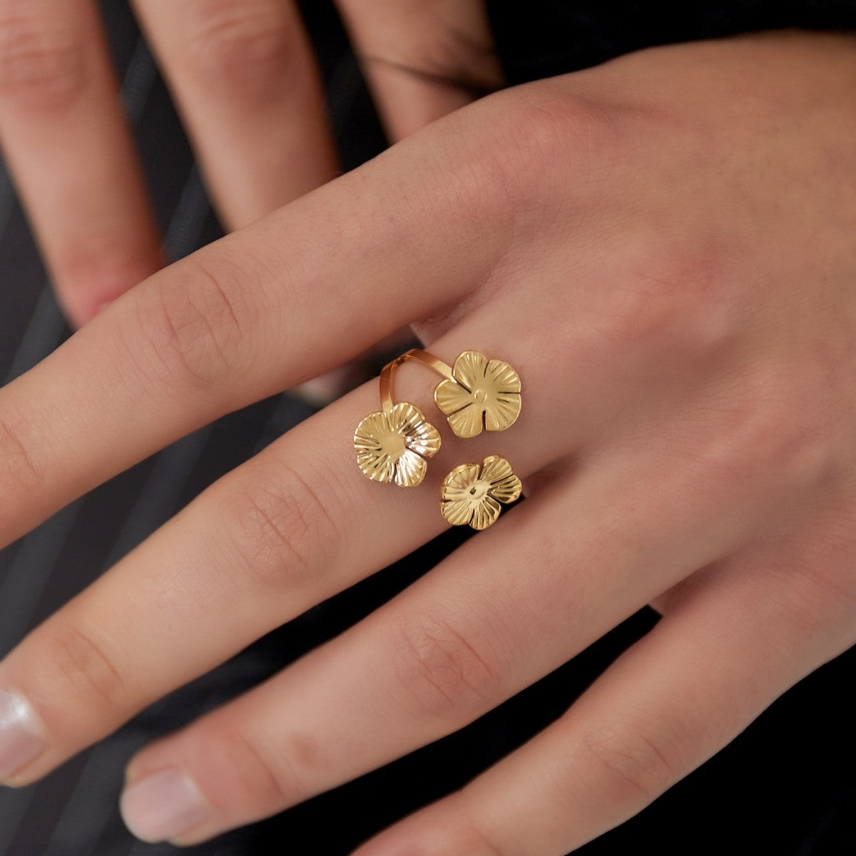 Ring 3 bloemen