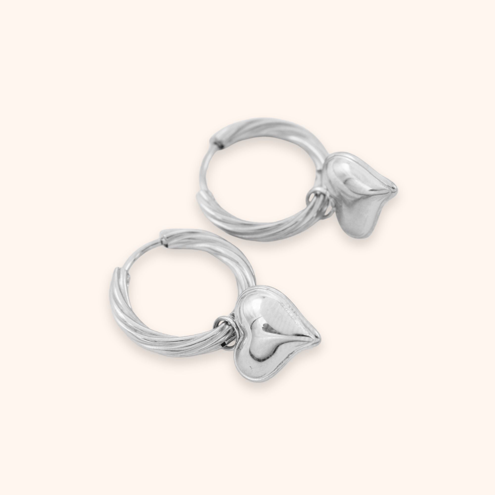 Gedraaide hoops hartje