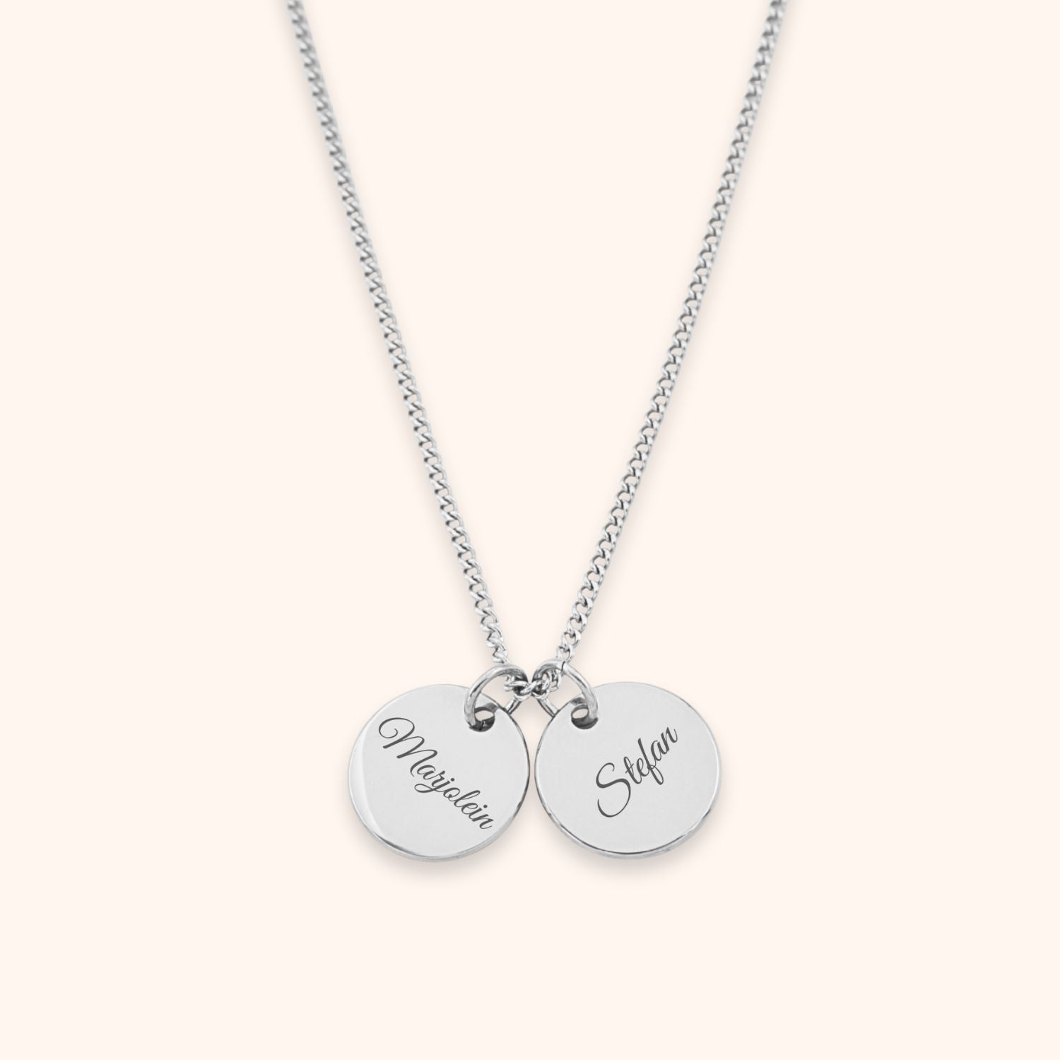 Munt ketting 2 namen