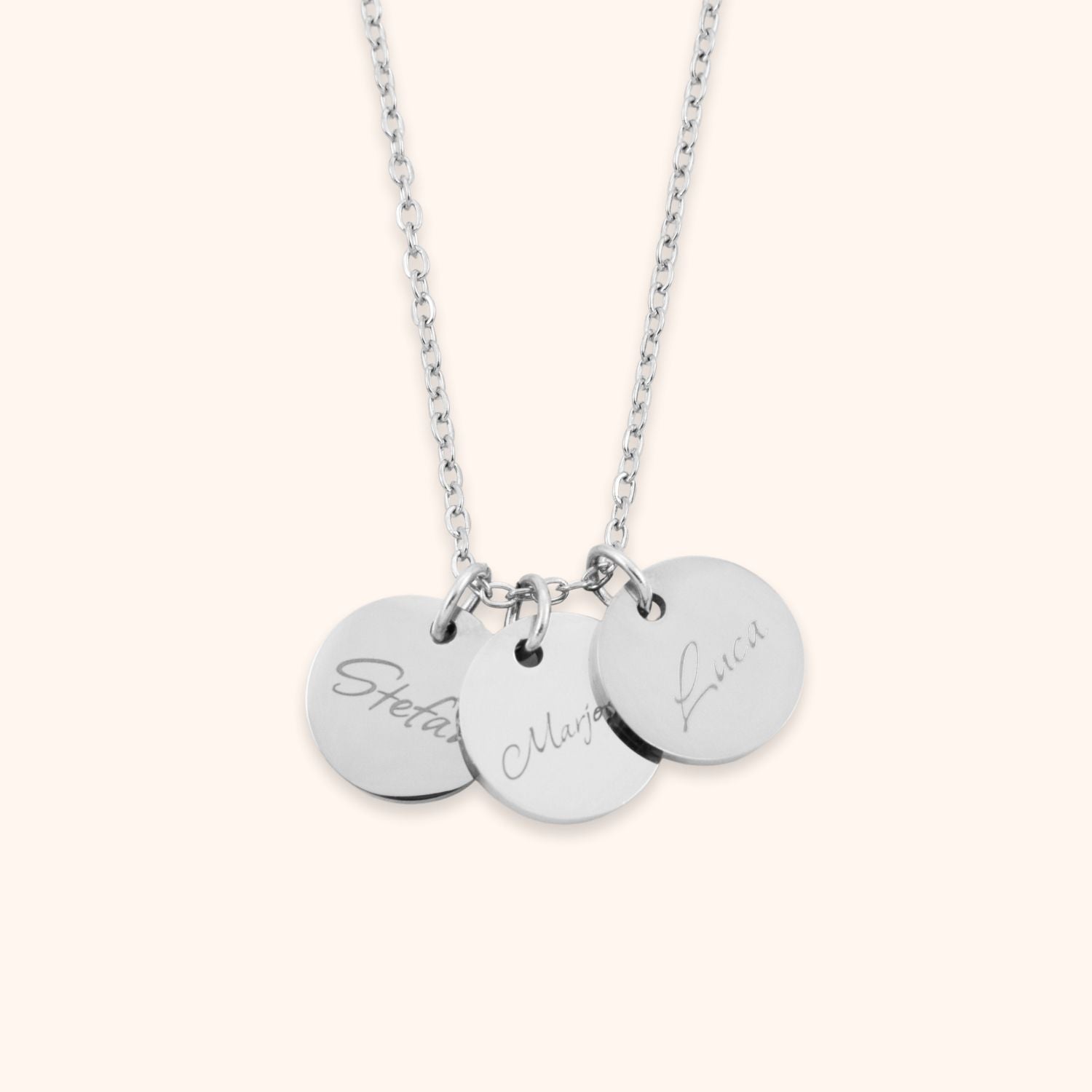 Naam ketting munt | 3 munten