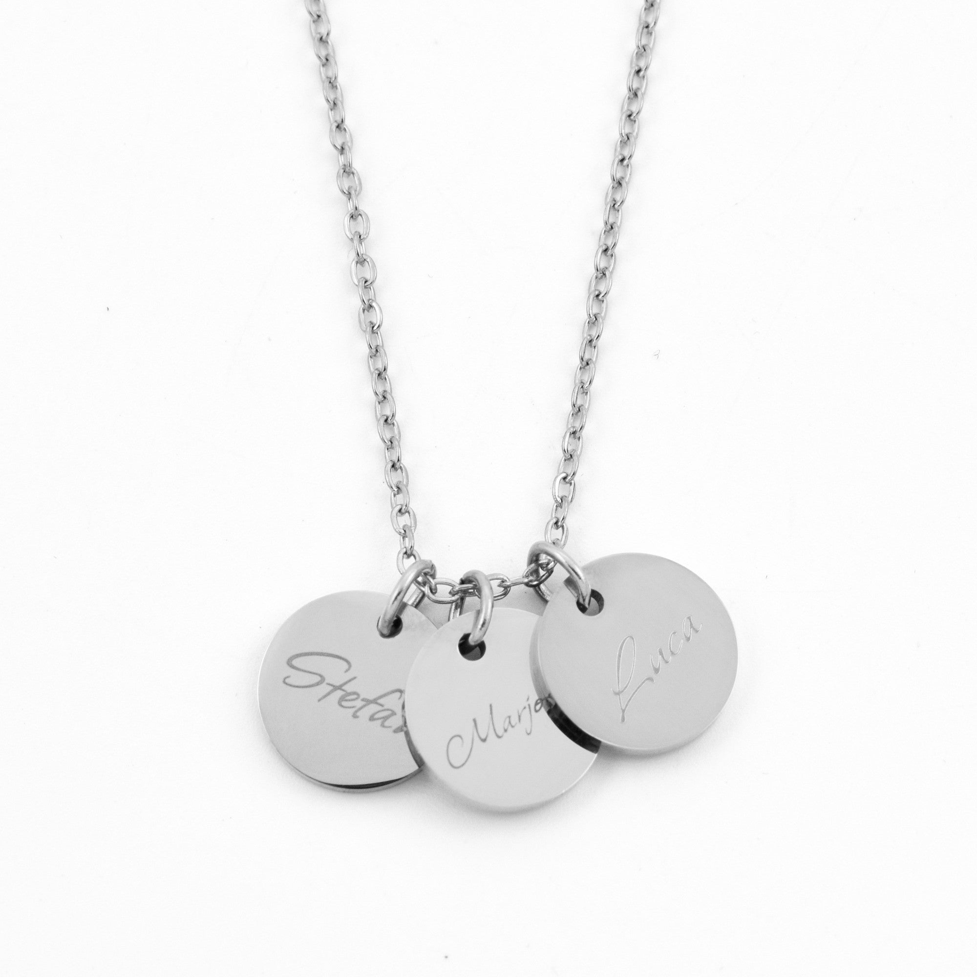 Naam ketting munt | 3 munten