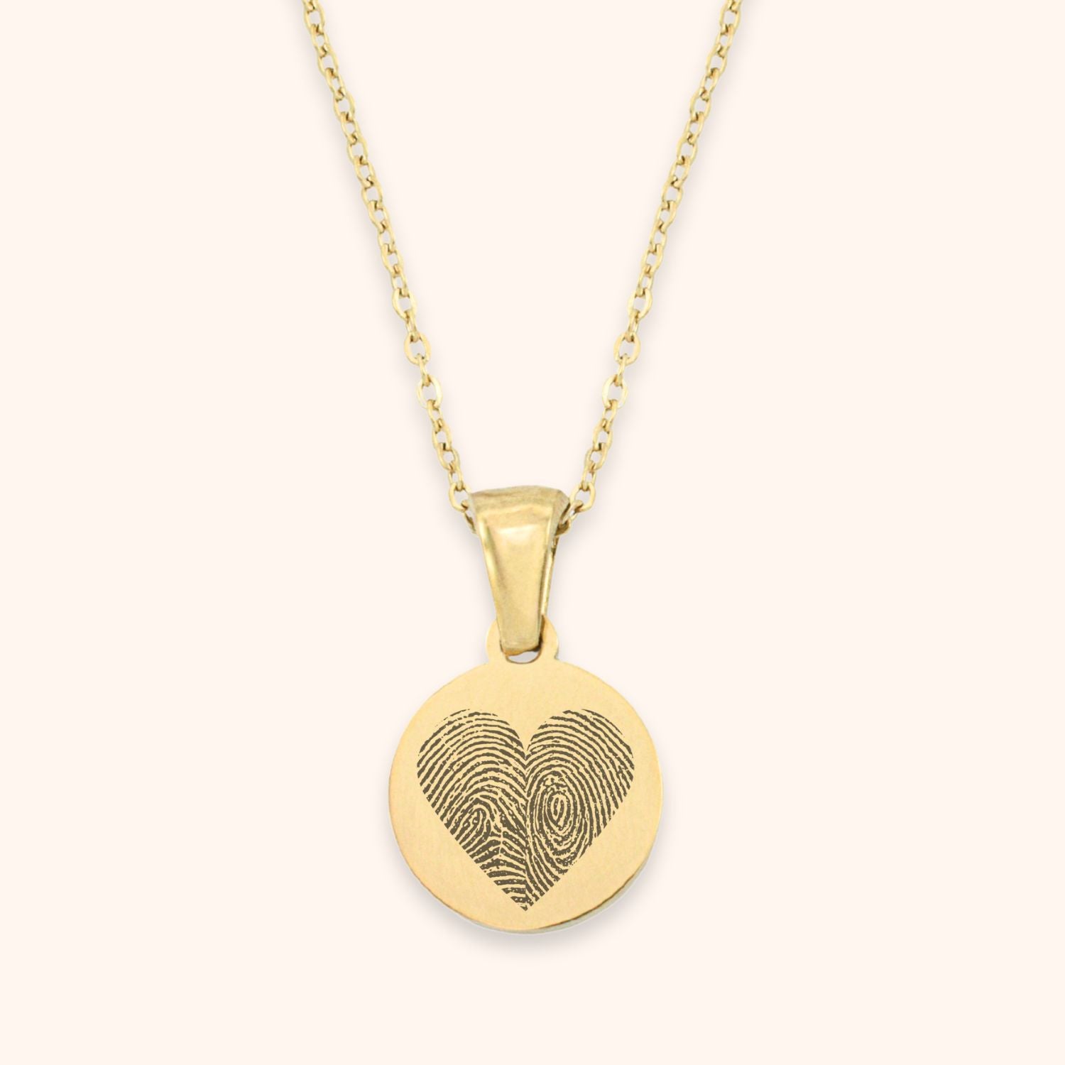 Vingerafdruk ketting 2 afdrukken