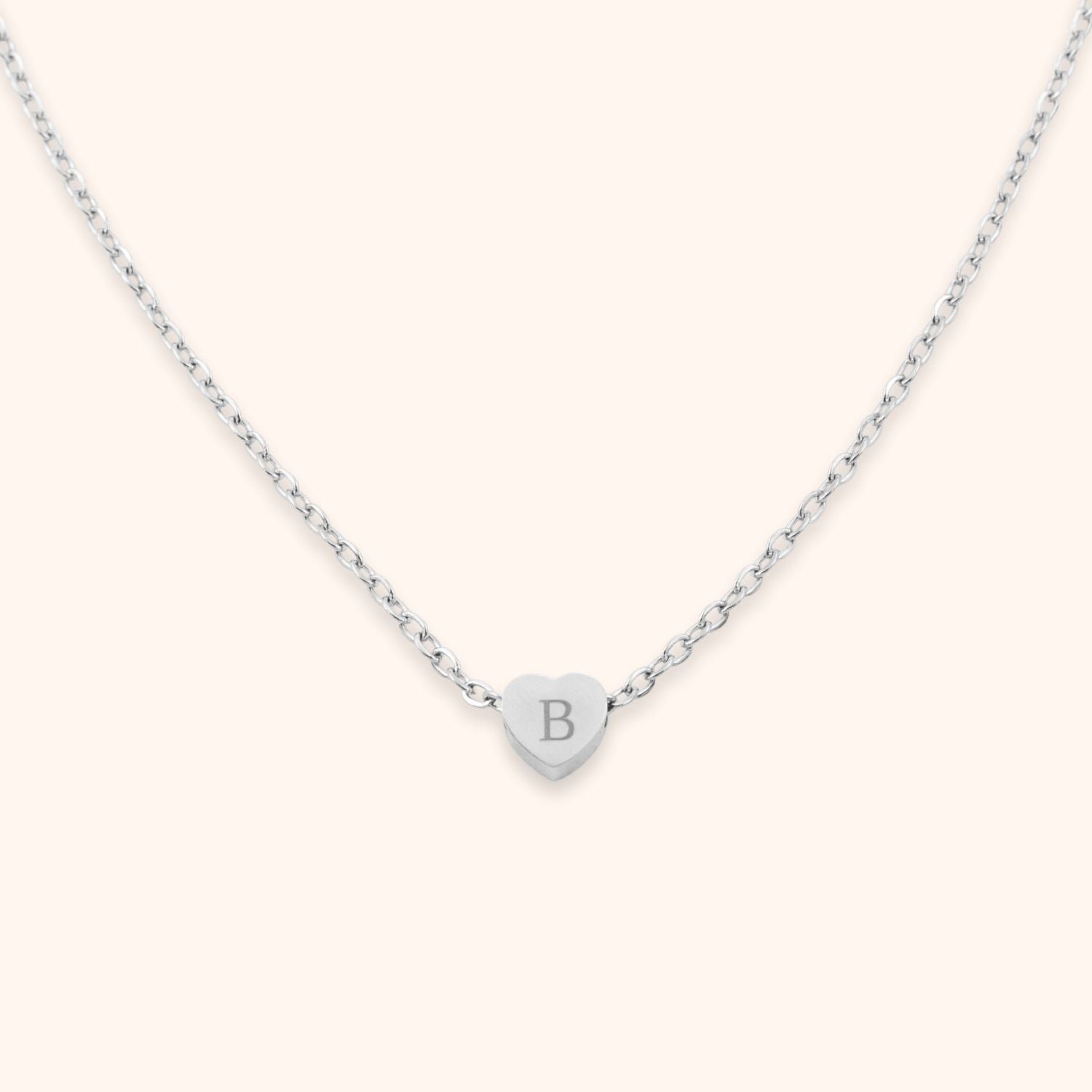 Hart ketting | 1 initiaal