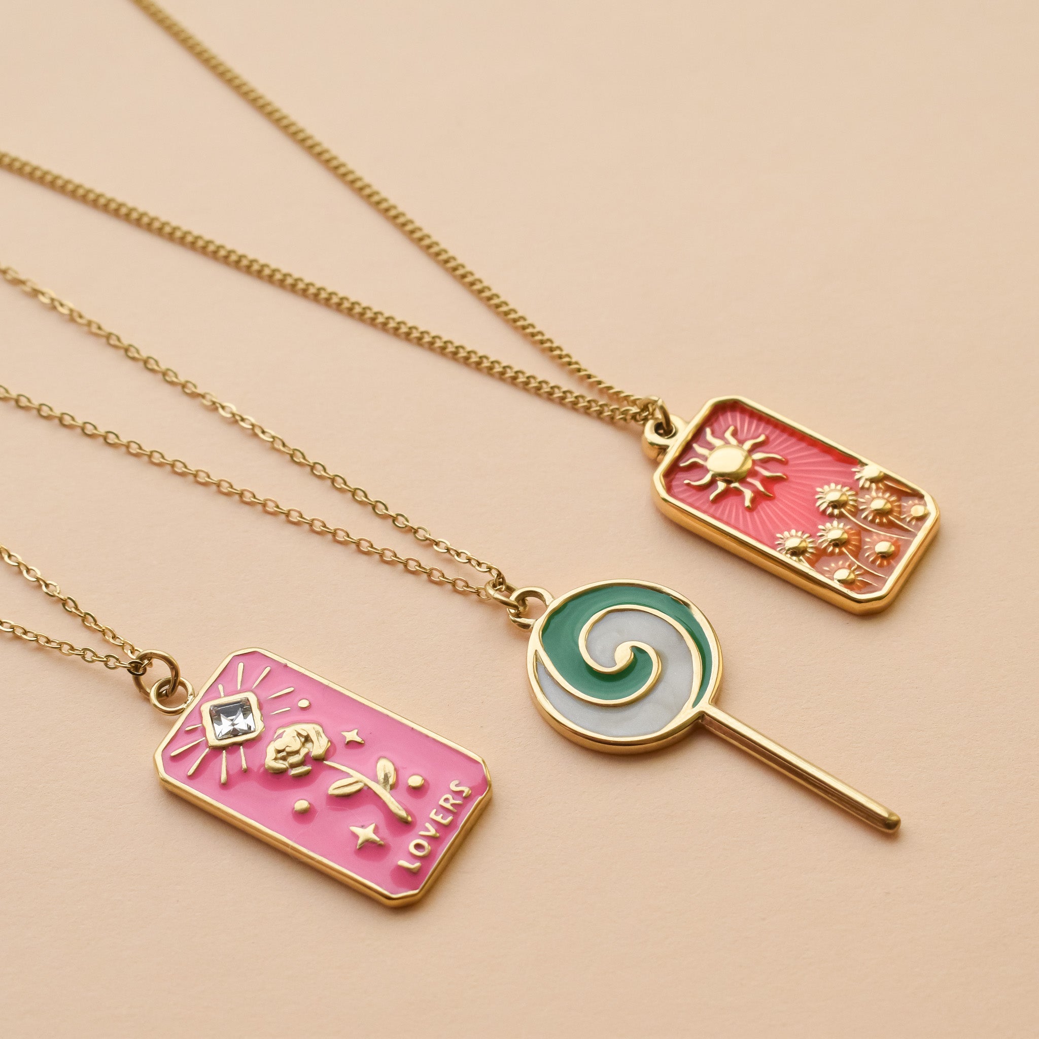 Ketting lolly groen