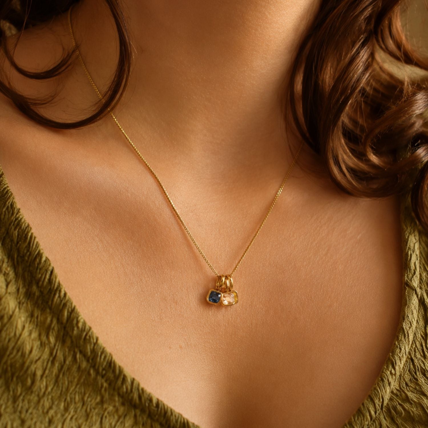 Geboortesteen ketting