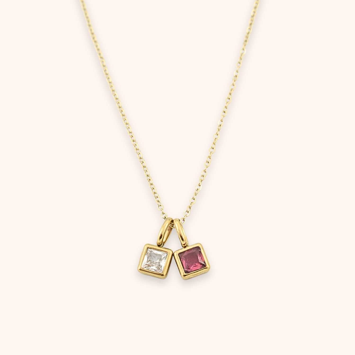 Geboortesteen ketting