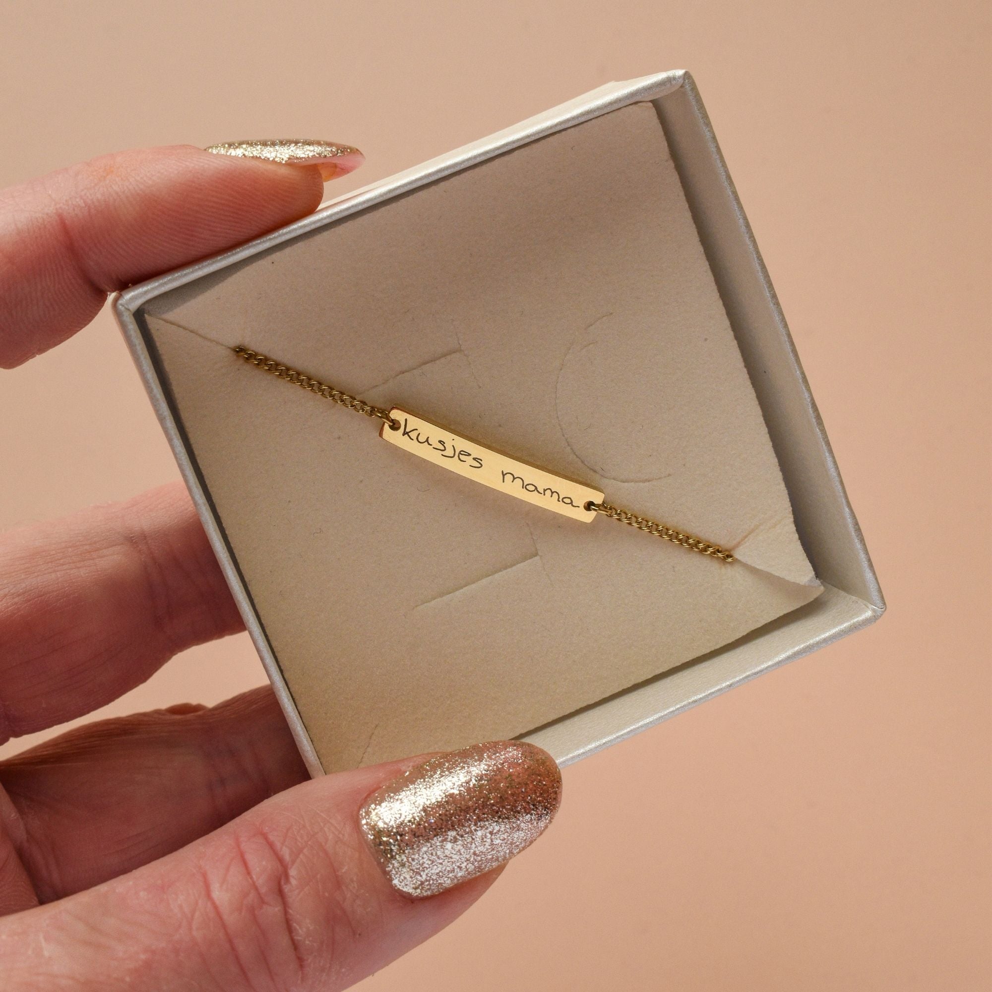 Kinderarmbandje eigen handschrift bar