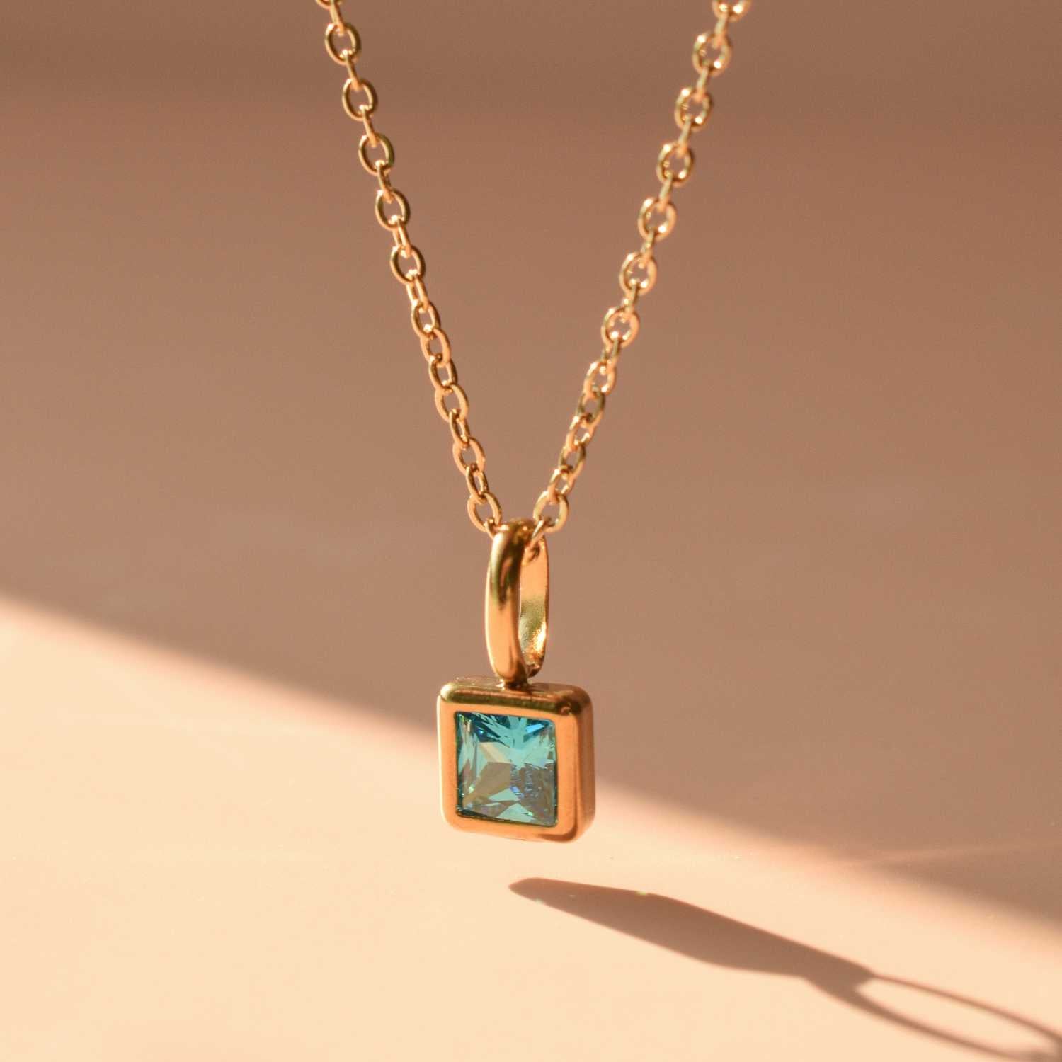 Geboortesteen ketting