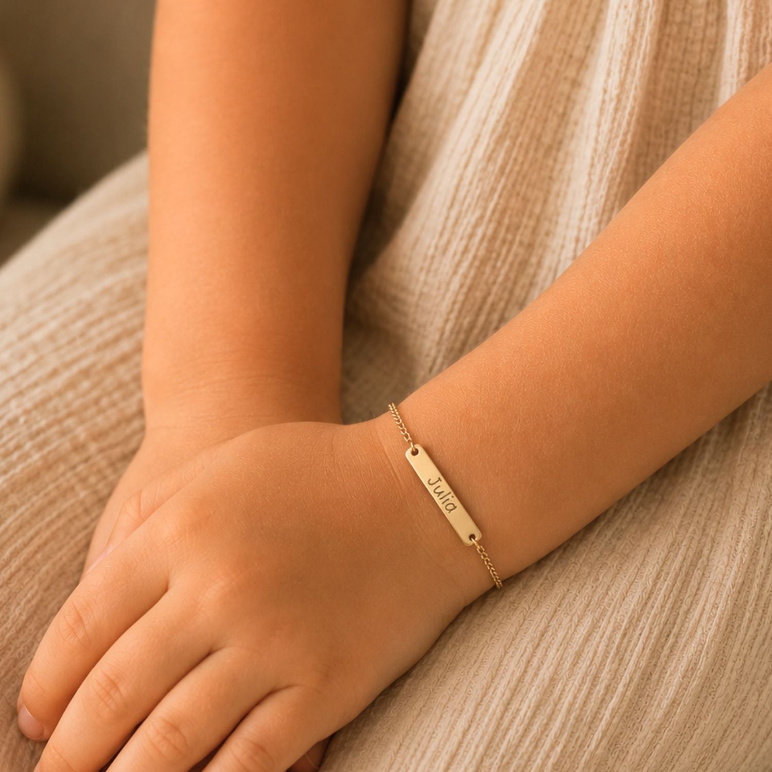 Kinderarmband naam bar