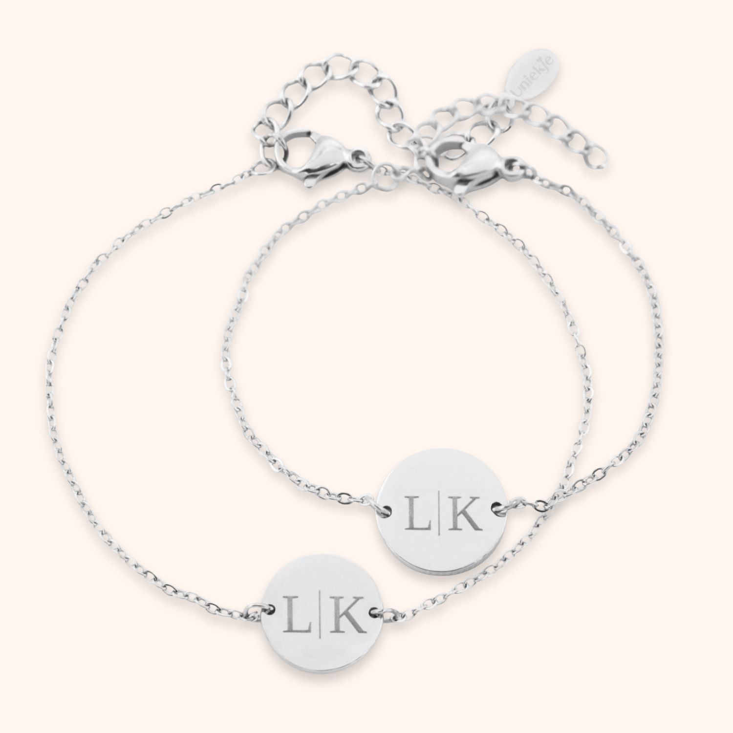 Armbanden set initialen