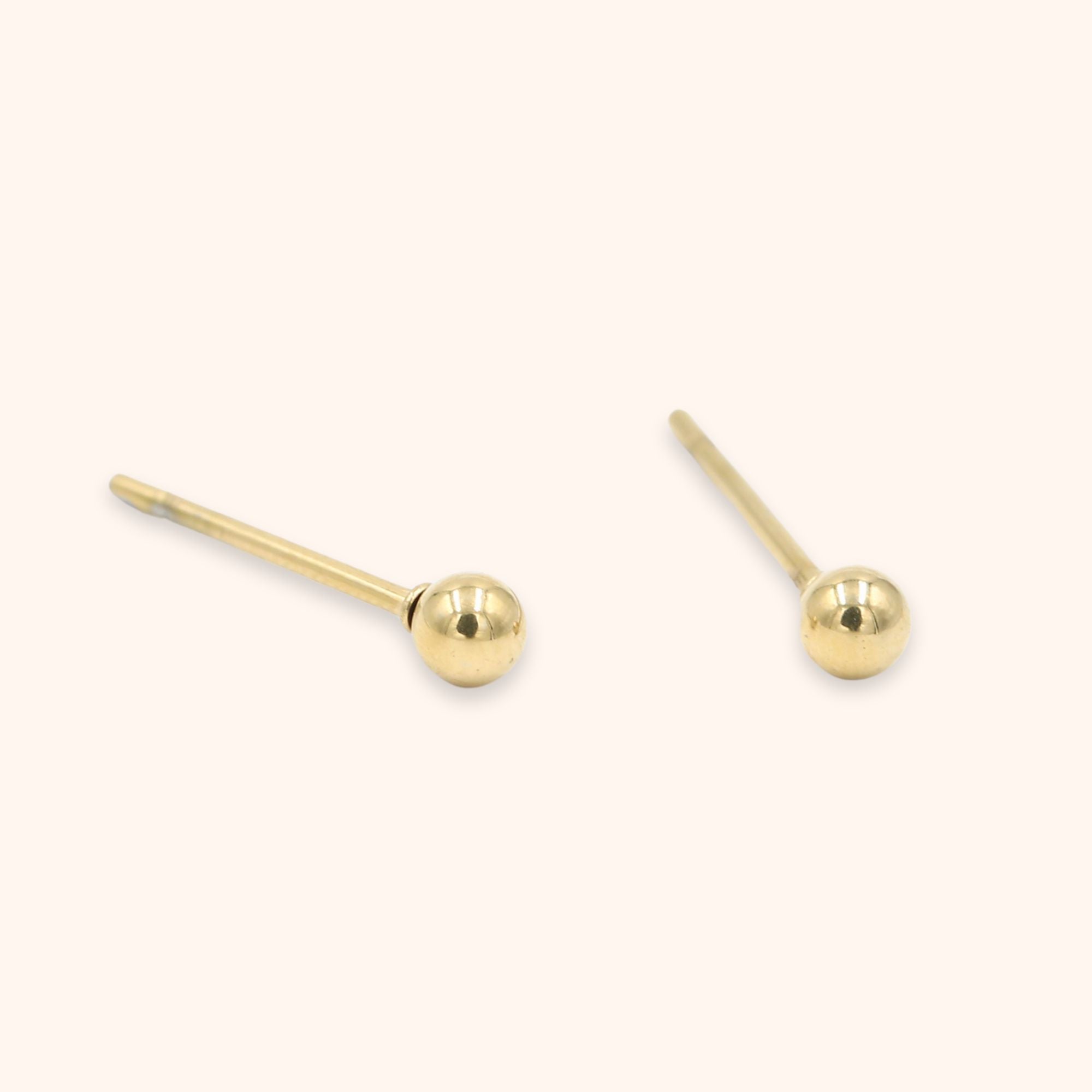 basic studs bolletje 3 mm goud